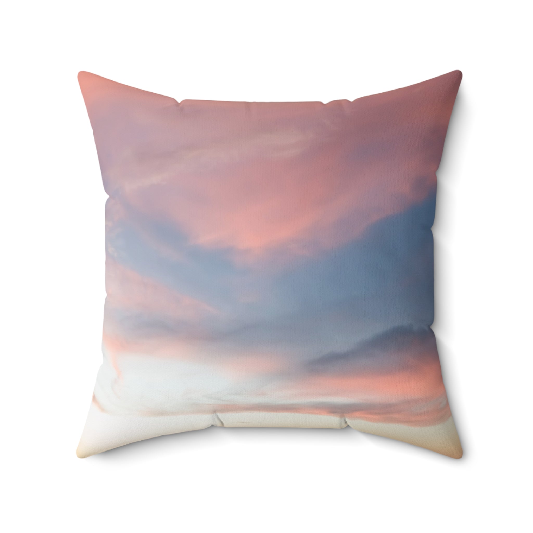Love Manifestation . Pastel Sky Throw Pillow, Cozy Decorative Cushion for Living Room, Boho Home Decor, Gift for Housewarming, Beach House Accent