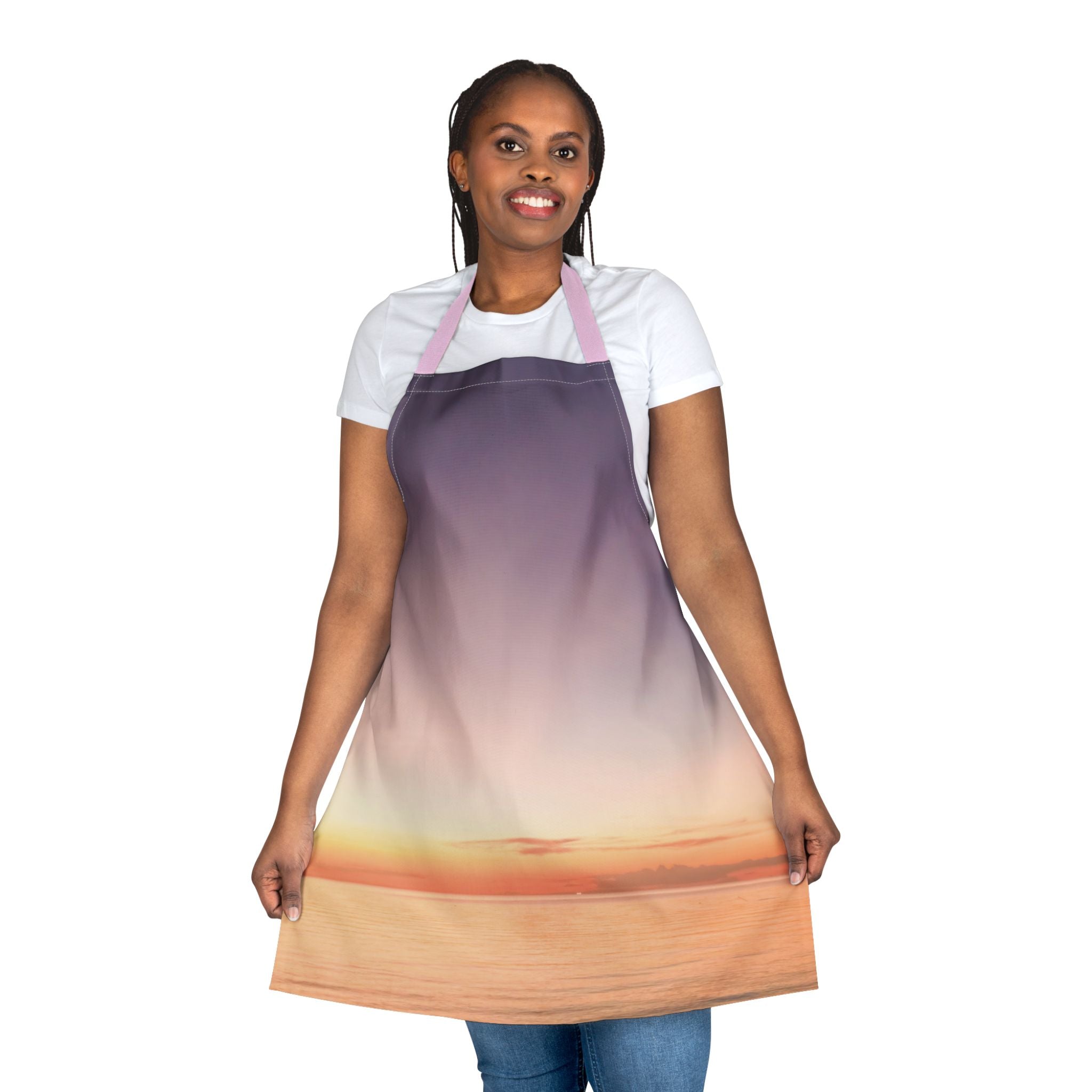 Wisdom Manifestation . Sunset Sky Apron with 5-Color Straps