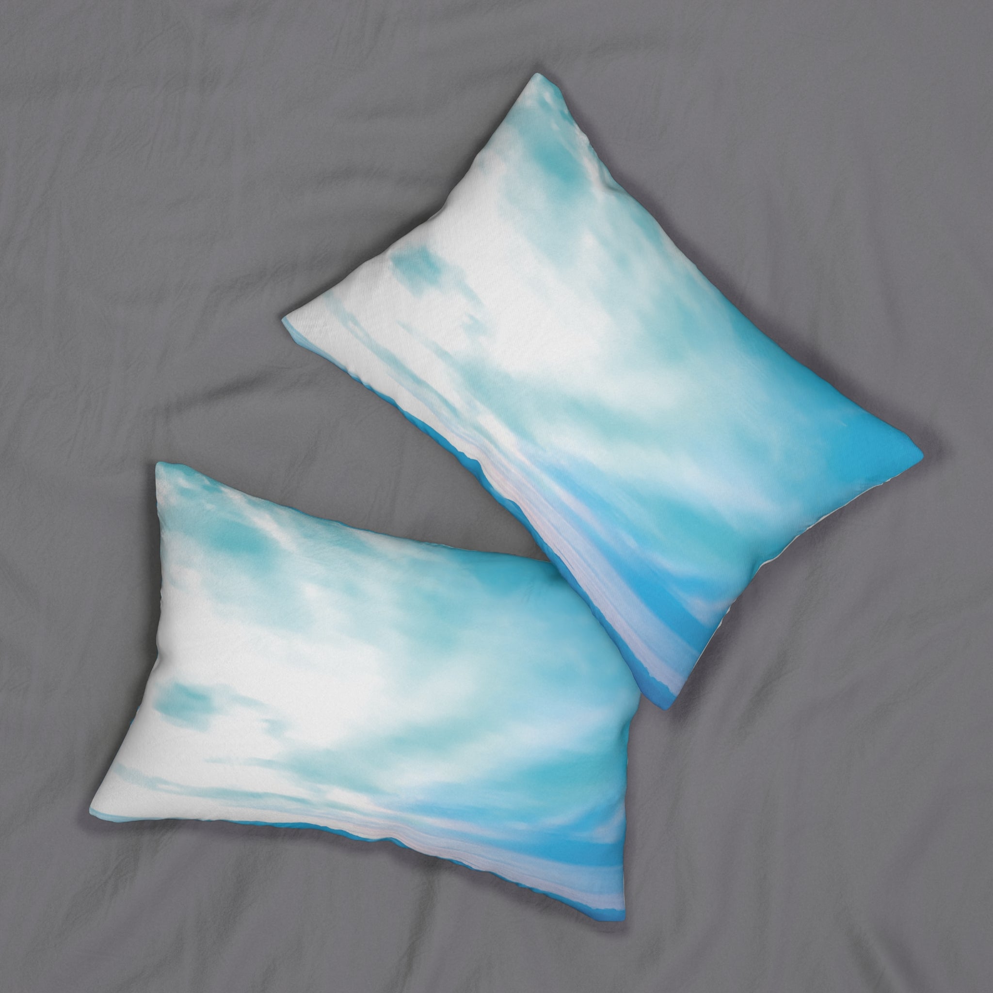 Power Embodiment - Serene Blue Sky Lumbar Pillow