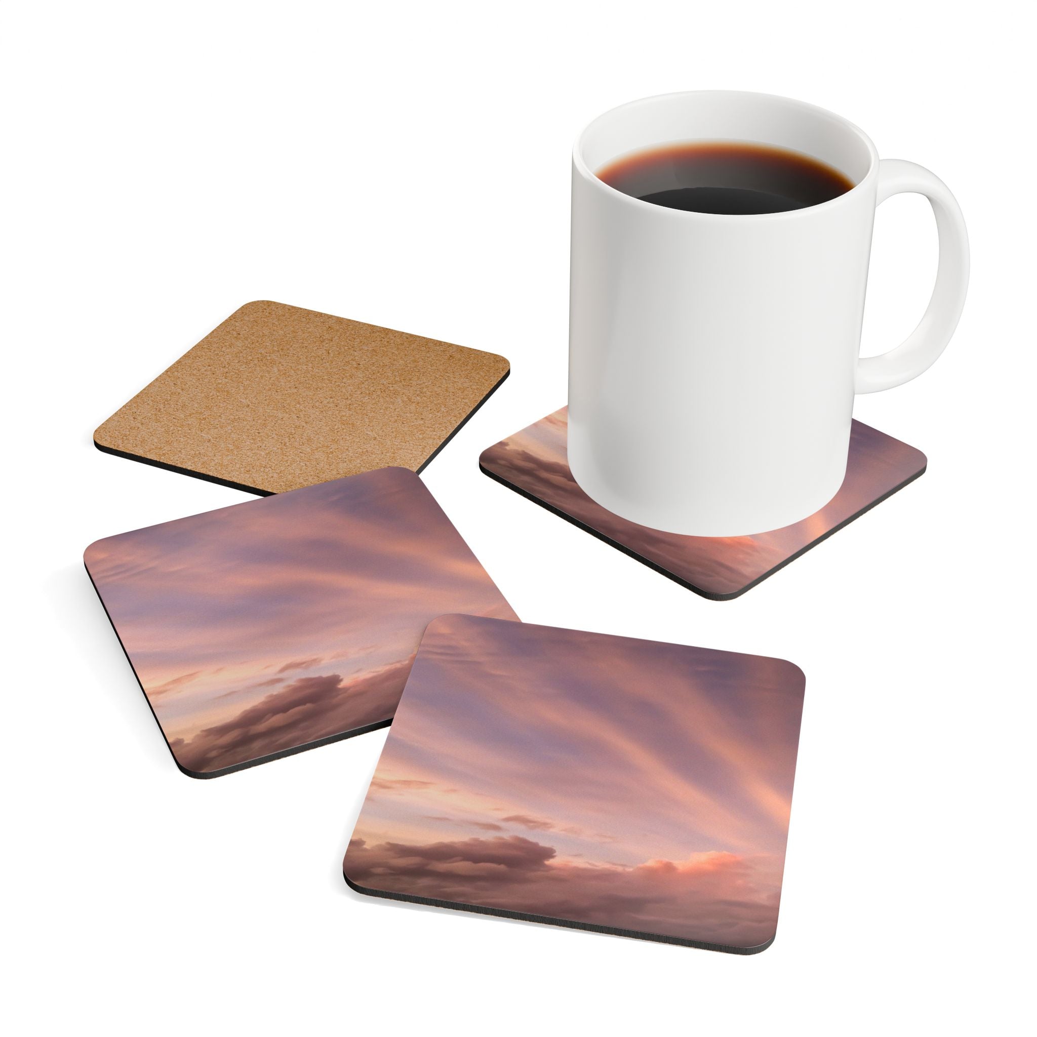 Love Connection - Corkwood Coaster Set