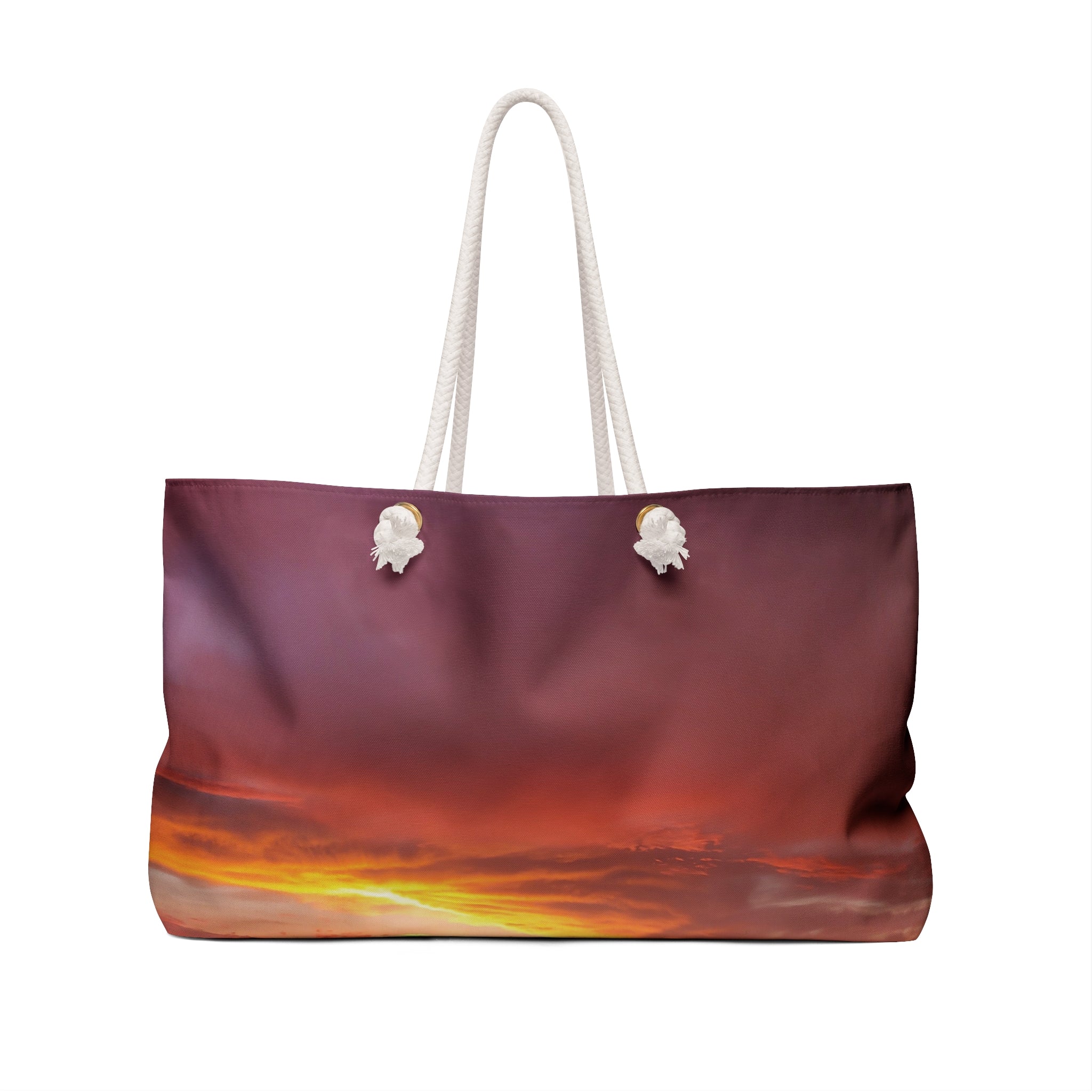 Love Alignment - Dreamy Sunset Weekender Bag - Perfect for Travel & Weekend Getaways