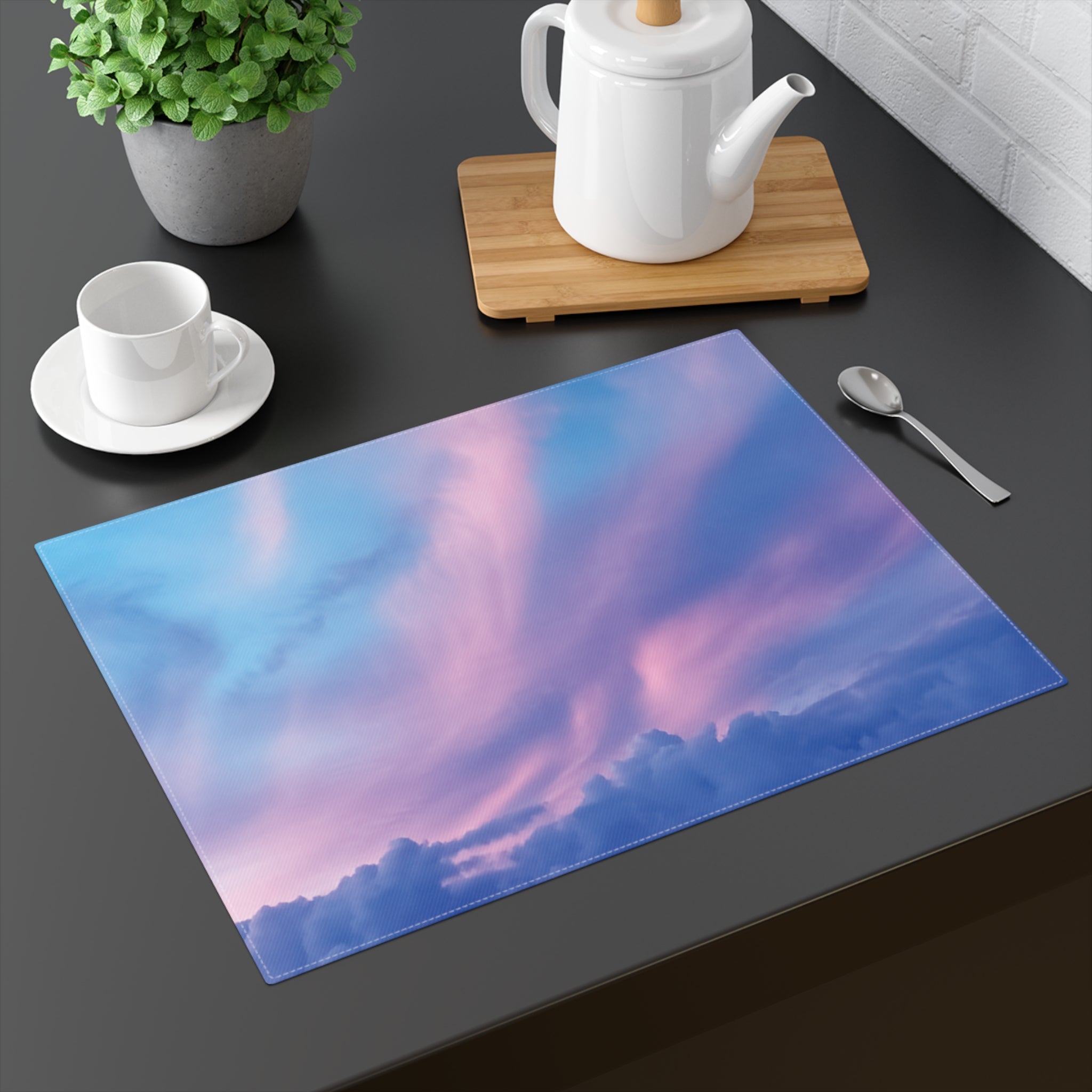 Power Manifestation - Serene Ocean Sunset Placemat
