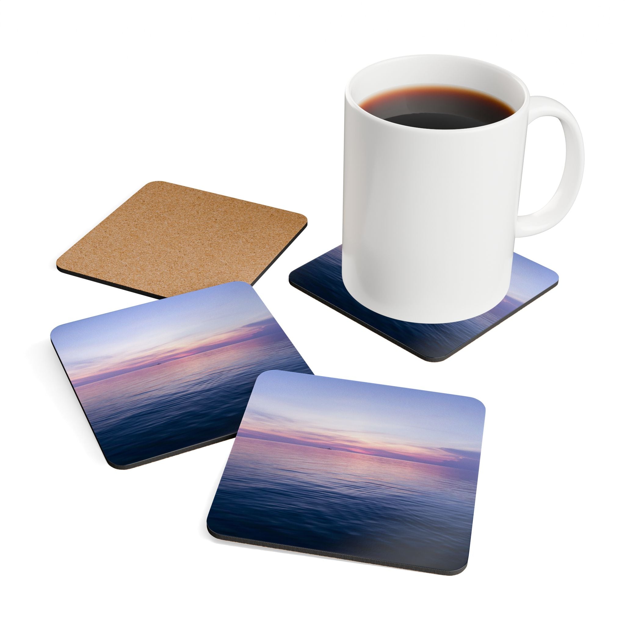 Power Connection - Corkwood Coaster Set