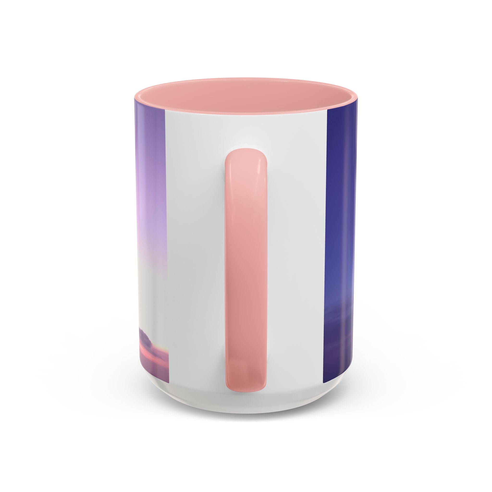 Love Awakening. Sunset Sky Accent Coffee Mug - Perfect for Cozy Mornings and Relaxing Evenings