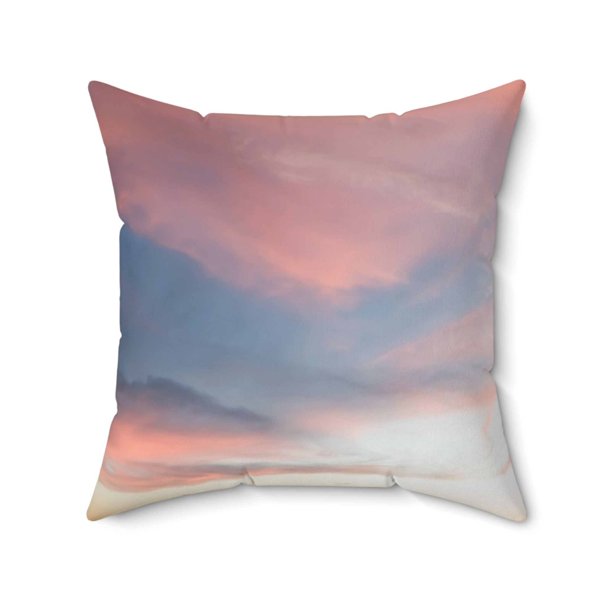 Love Manifestation . Pastel Sky Throw Pillow, Cozy Decorative Cushion for Living Room, Boho Home Decor, Gift for Housewarming, Beach House Accent