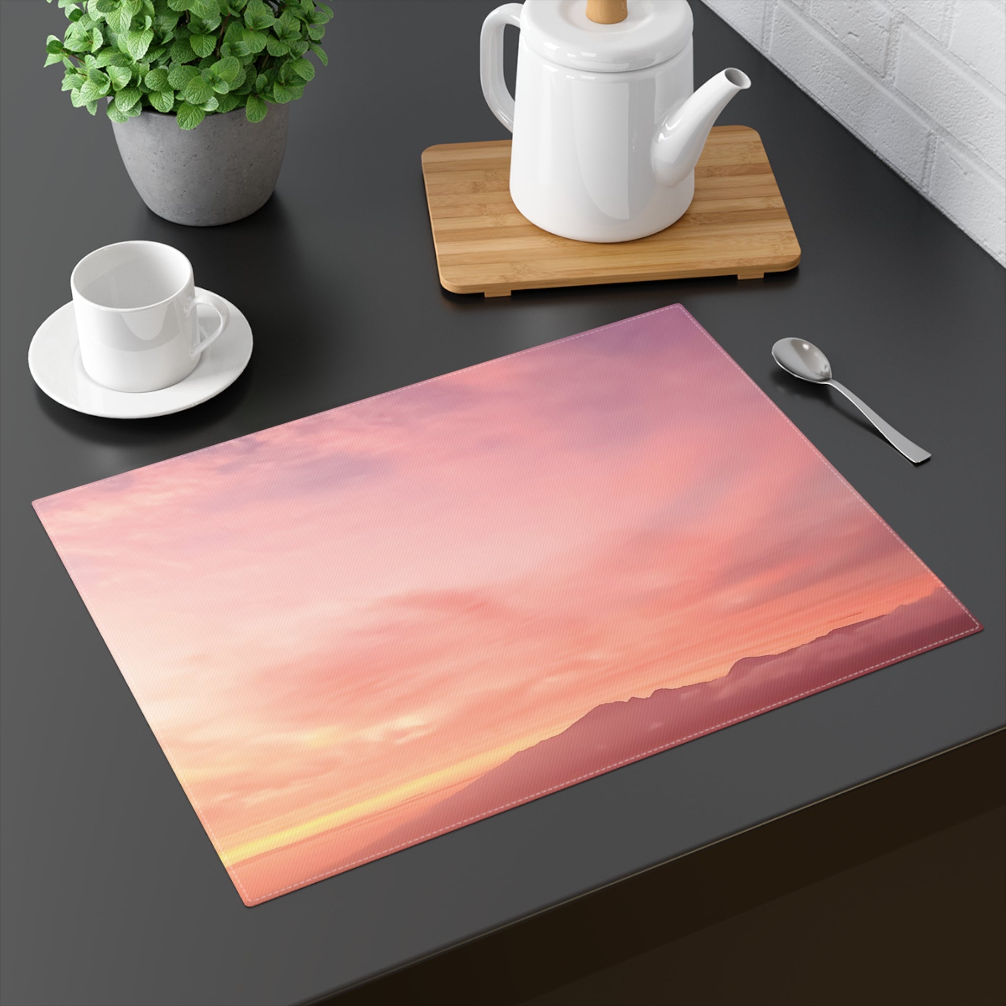 Love Embodiment - Serene Sunset Placemat