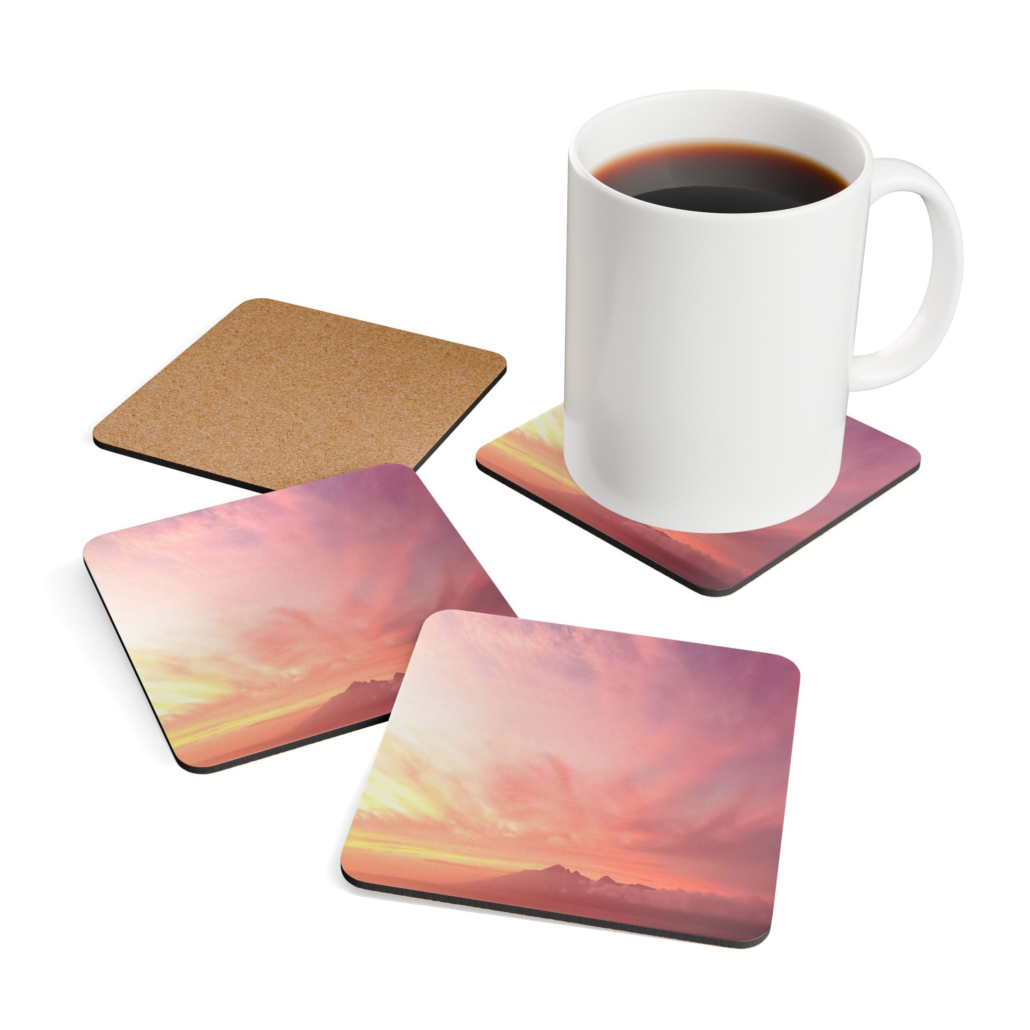 Love Embodiment - Corkwood Coaster Set