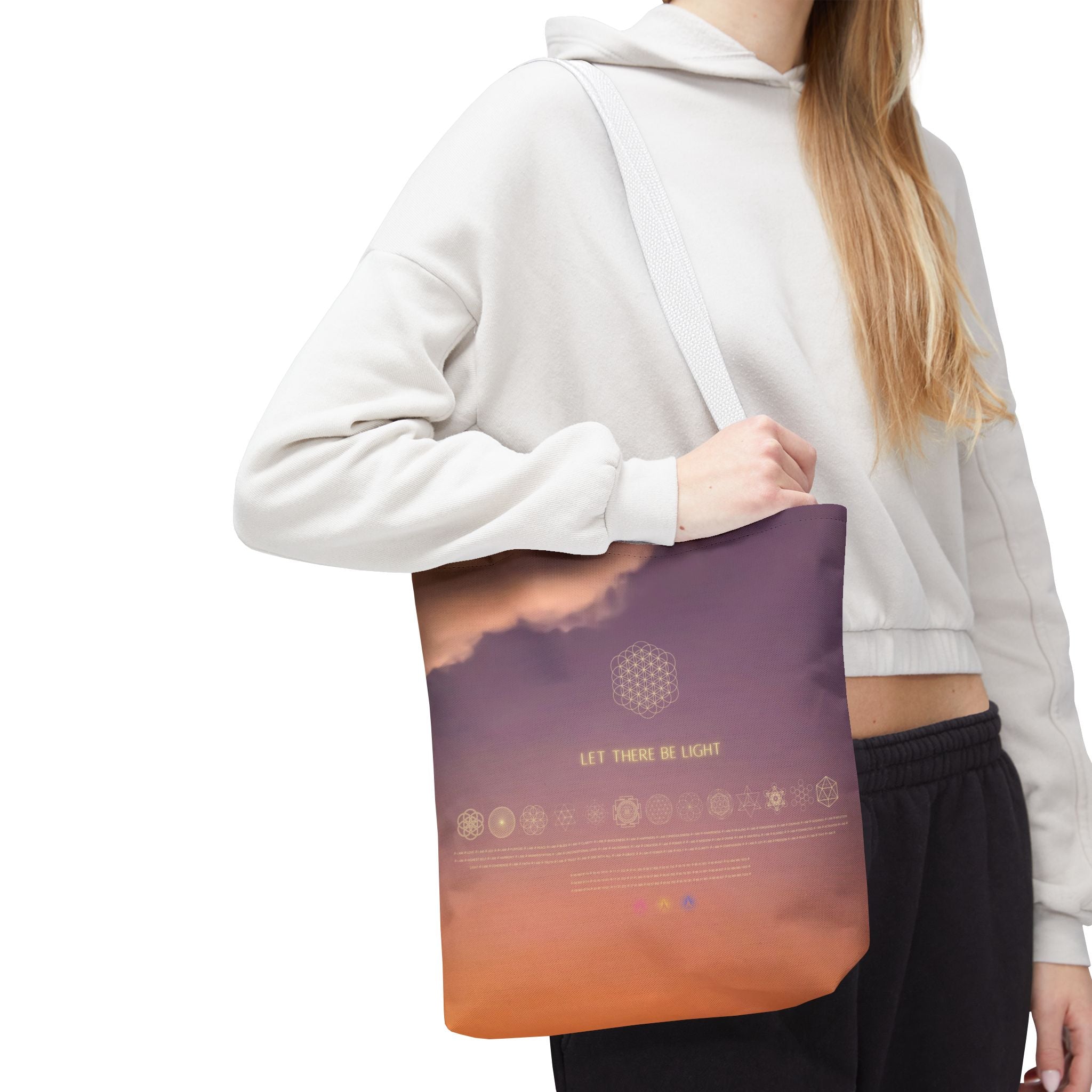 Let There Be Light . Dreamy Sunset Tote Bag