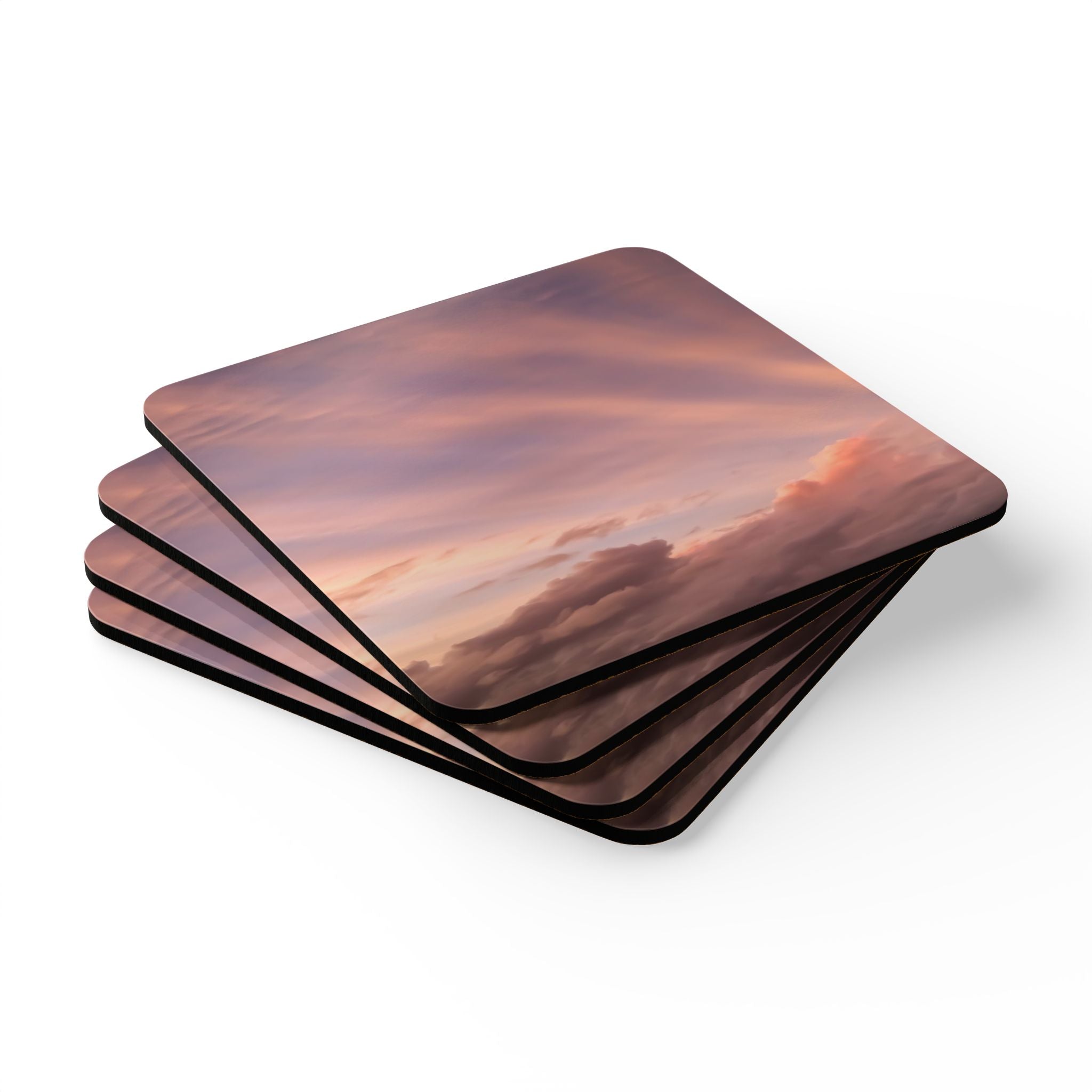 Love Connection - Corkwood Coaster Set
