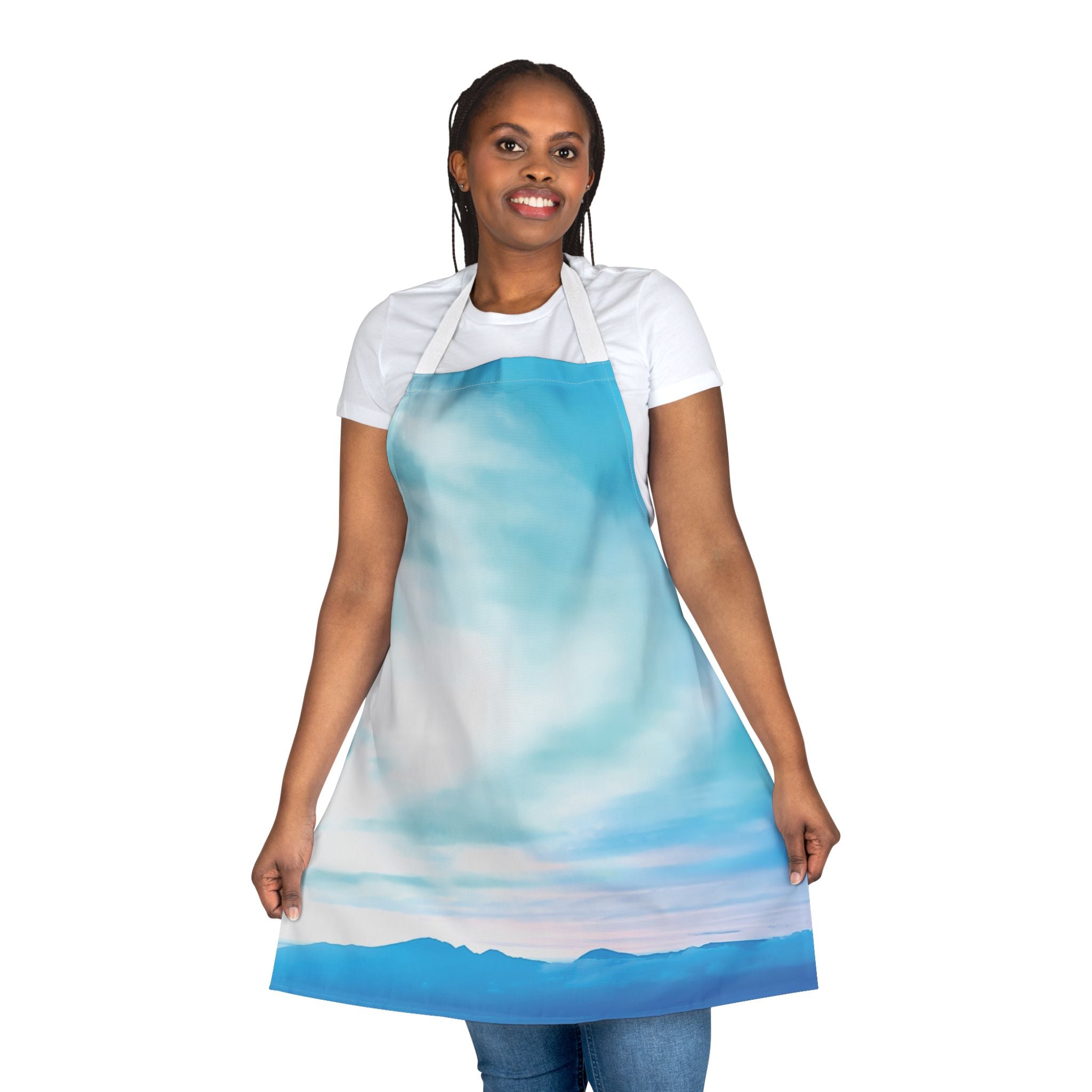 Power Embodiment . Sunset Sky Apron with 5-Color Straps