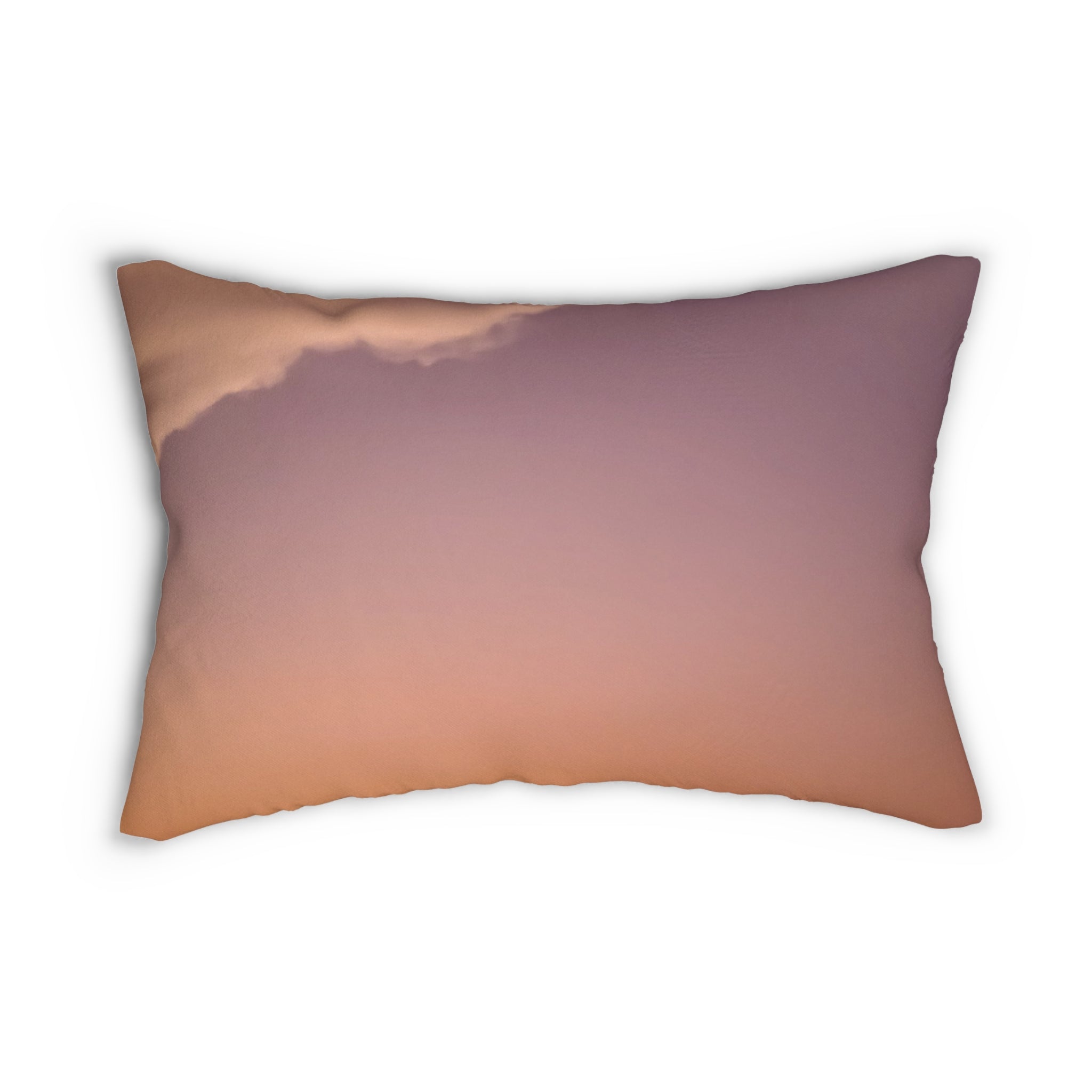 Wisdom Connection - Sunset Serenity Lumbar Pillow - Cozy Home Decor for Relaxation