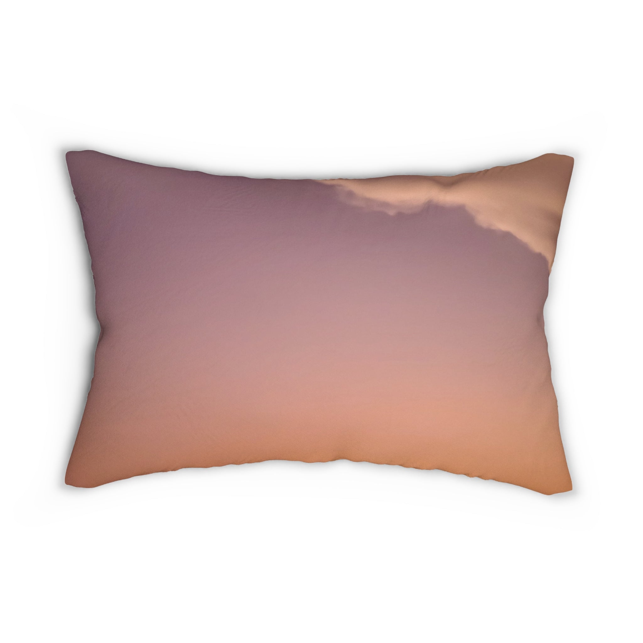 Wisdom Connection - Sunset Serenity Lumbar Pillow - Cozy Home Decor for Relaxation