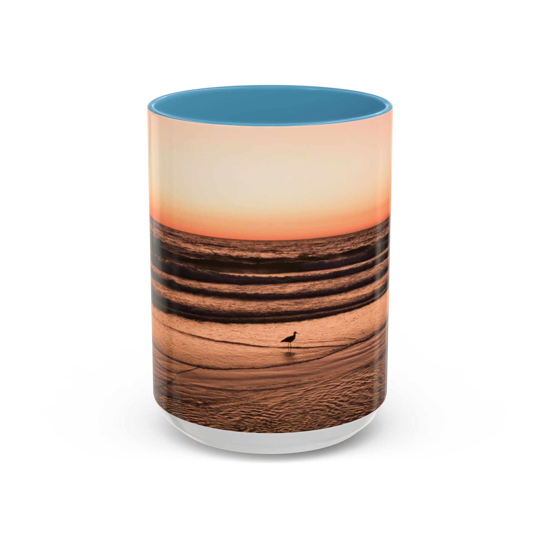 Wisdom Alignment . Sunset Sky Accent Coffee Mug - Perfect for Cozy Mornings and Relaxing Evenings
