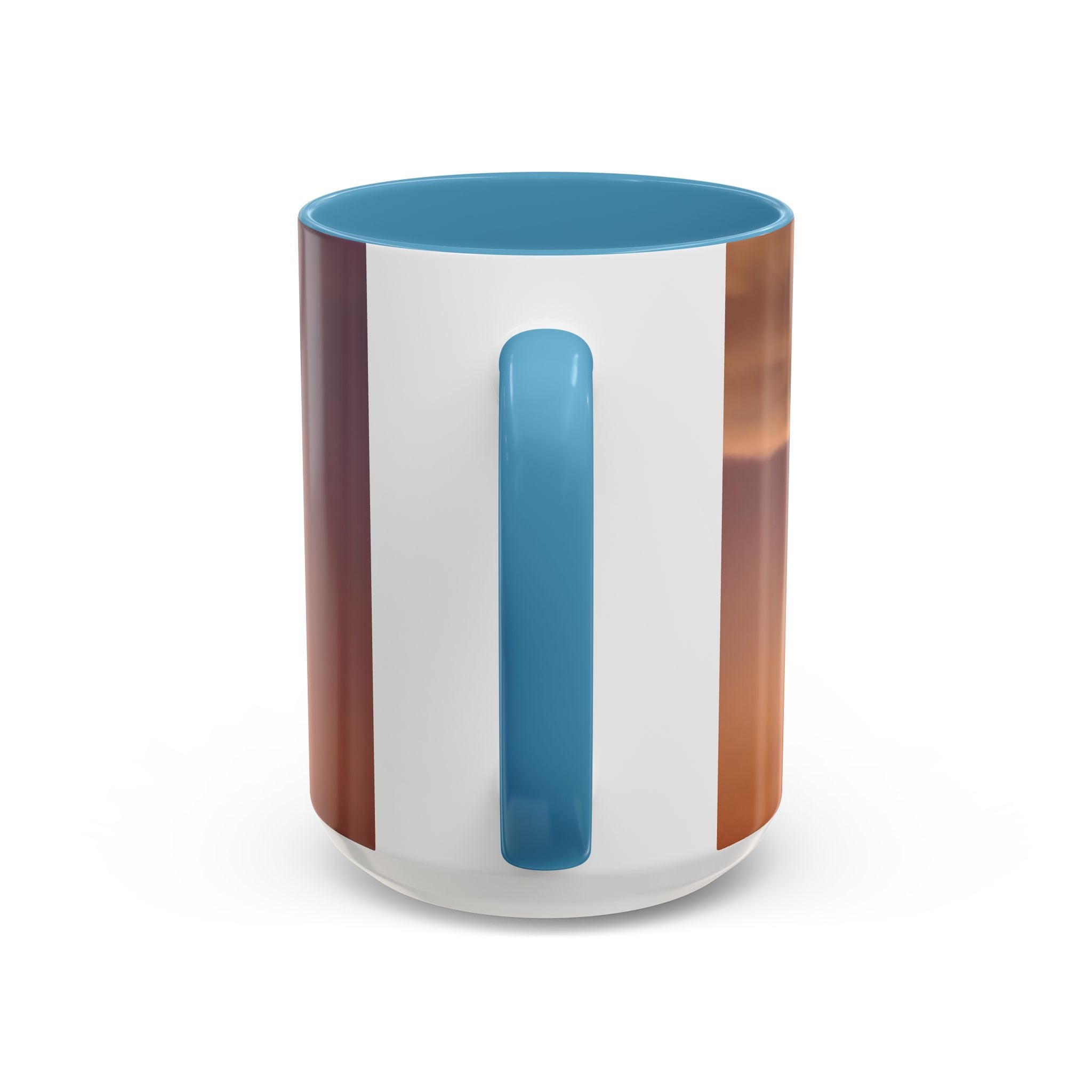 Wisdom Connection . Sunset Sky Accent Coffee Mug - Perfect for Cozy Mornings and Relaxing Evenings