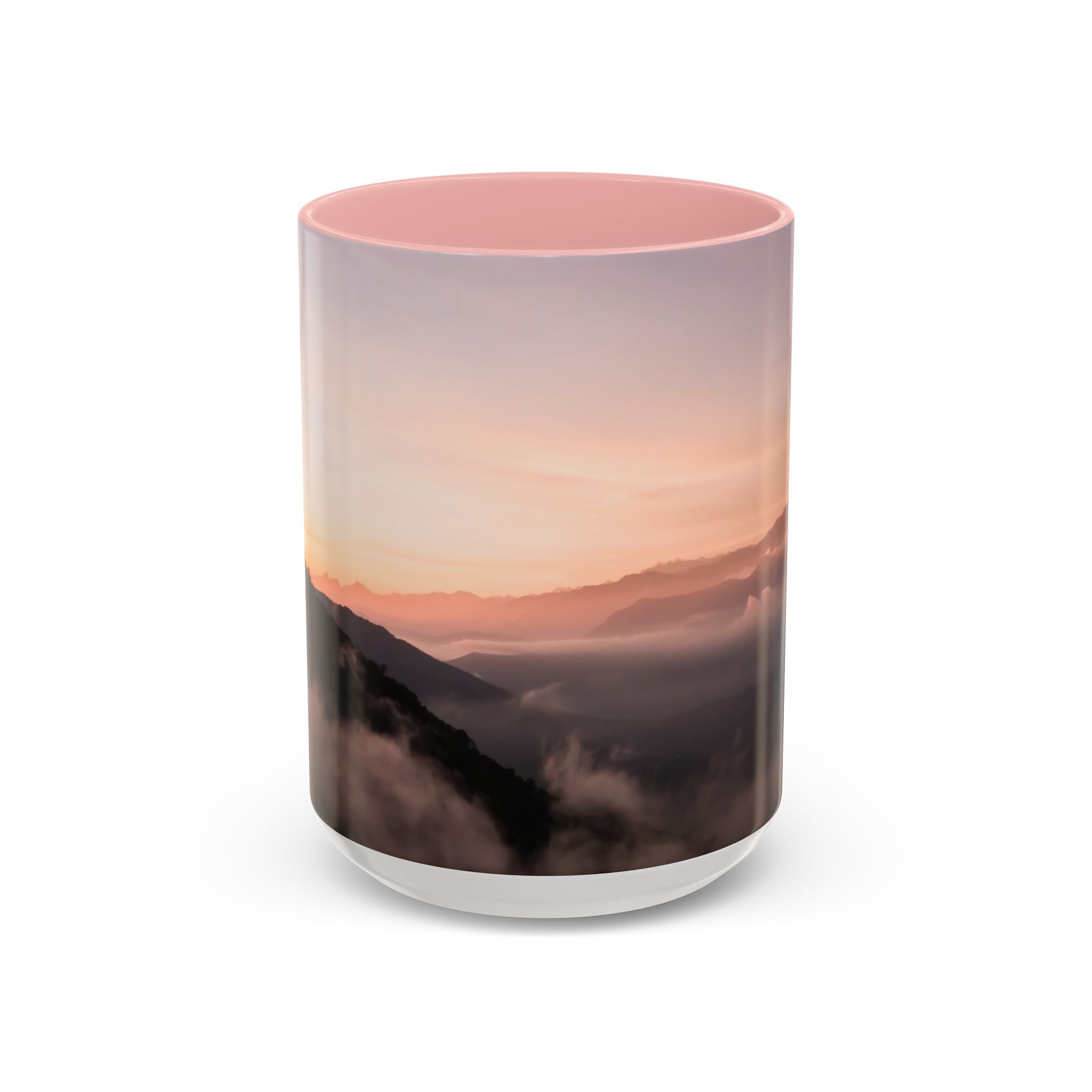 Wisdom Creation . Sunset Sky Accent Coffee Mug - Perfect for Cozy Mornings and Relaxing Evenings