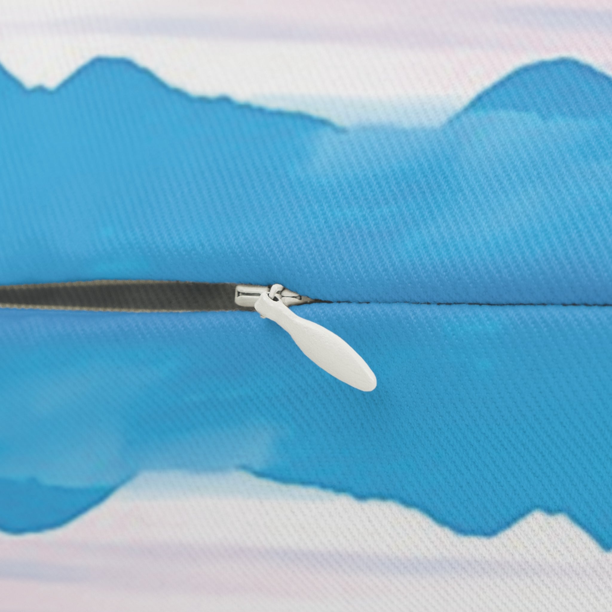 Power Embodiment - Serene Blue Sky Lumbar Pillow