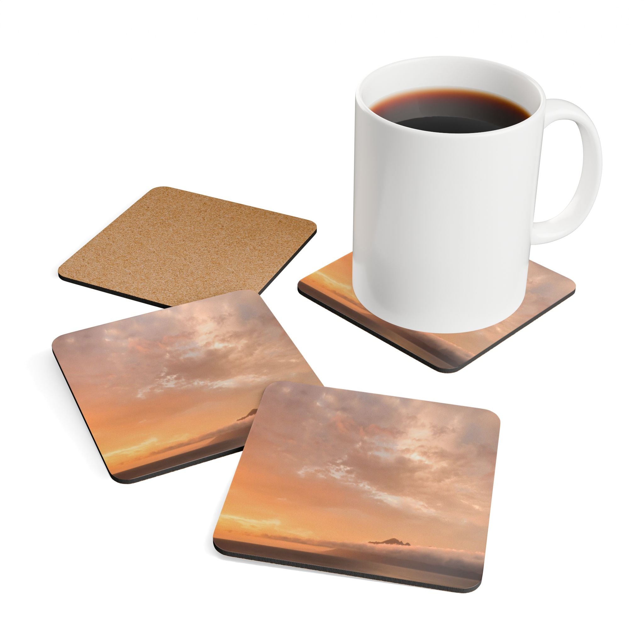 Wisdom Embodiment - Corkwood Coaster Set