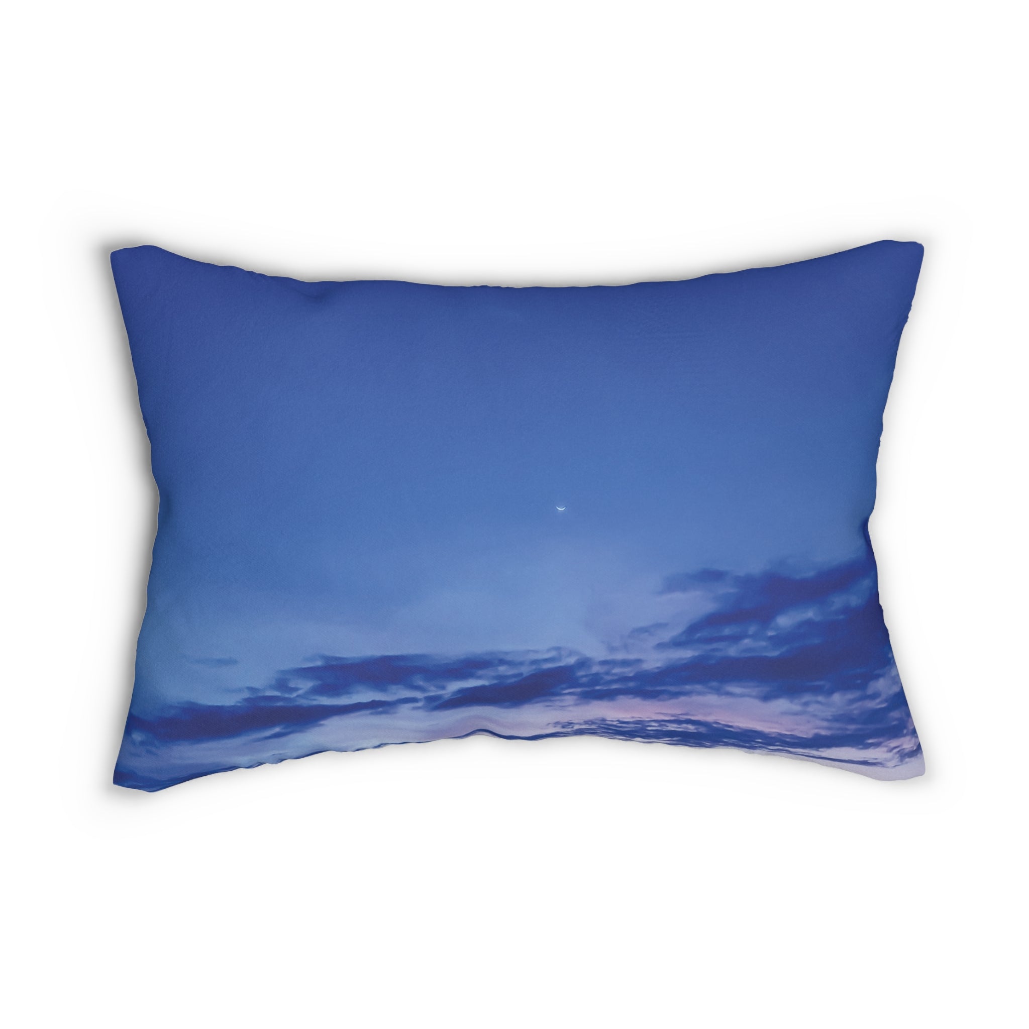 Power Alignment - Serene Blue Sky Lumbar Pillow