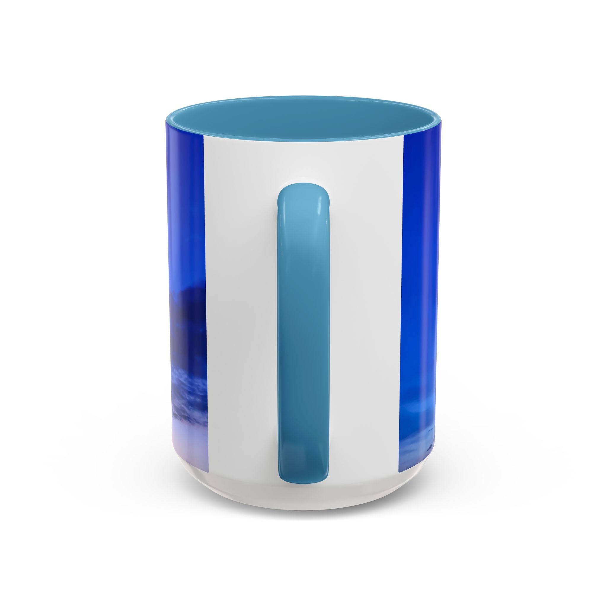 Power Alignment . Sunset Sky Accent Coffee Mug - Perfect for Cozy Mornings and Relaxing Evenings