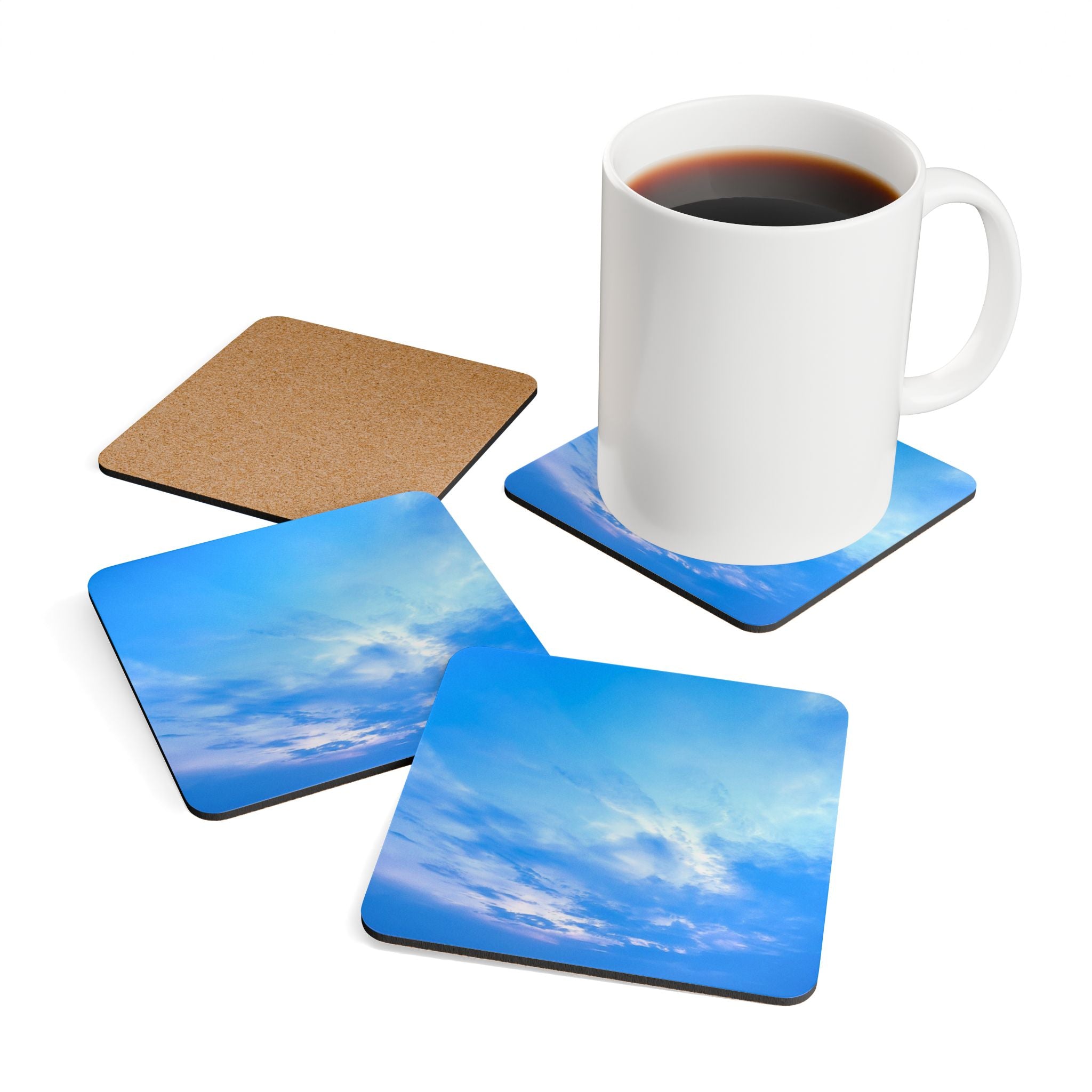 Power Creation - Corkwood Coaster Set
