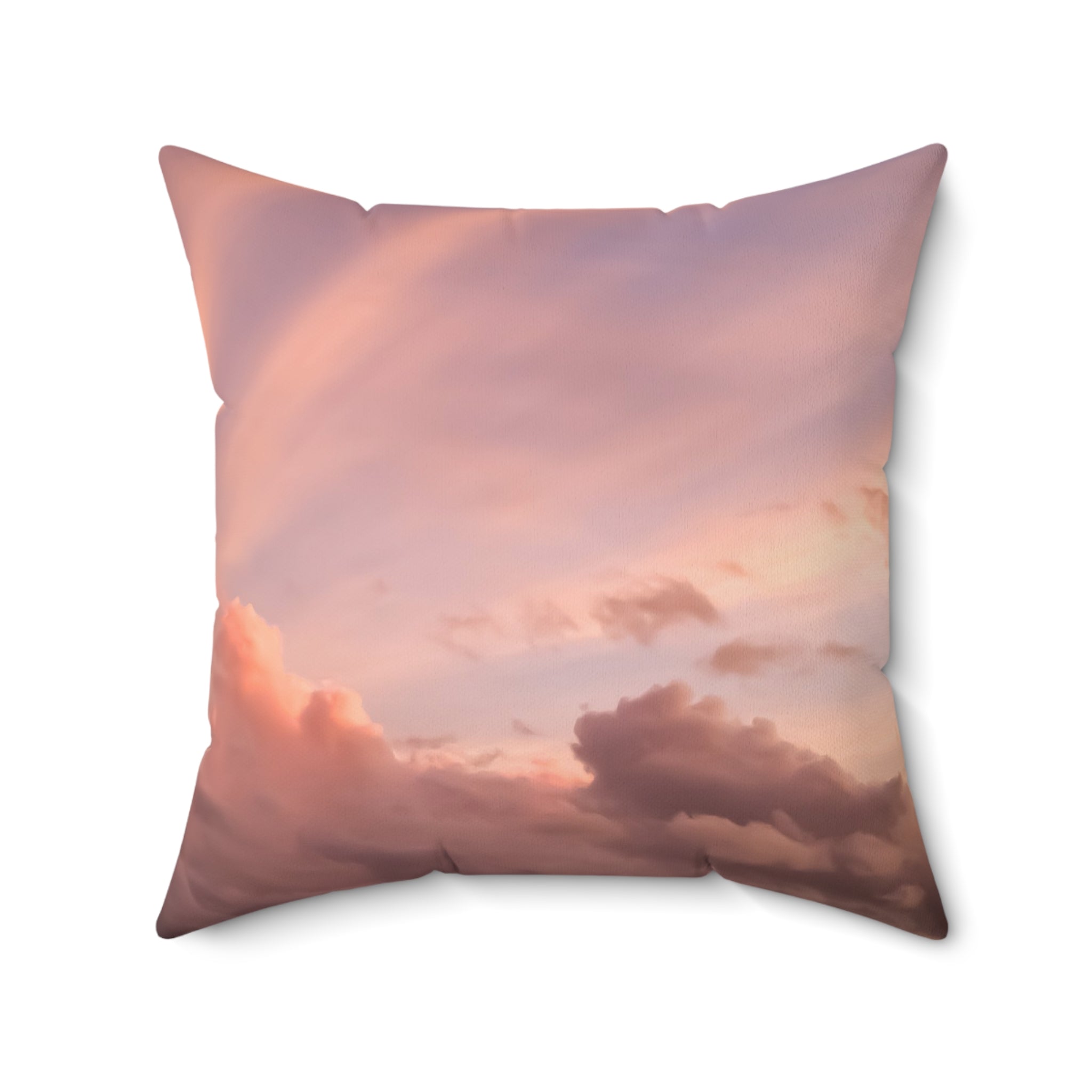 Love Connection . Pastel Sky Throw Pillow, Cozy Decorative Cushion for Living Room, Boho Home Decor, Gift for Housewarming, Beach House Accent