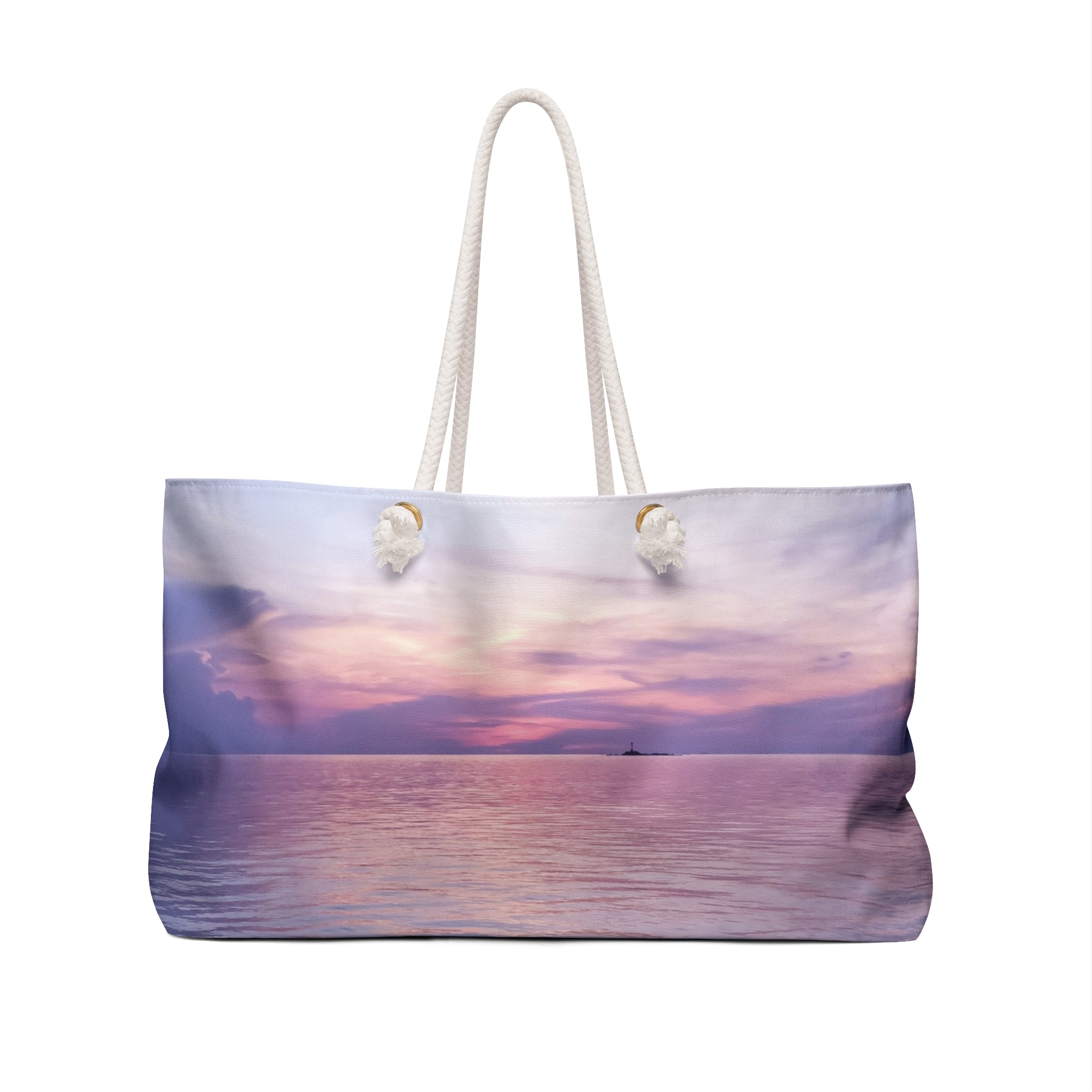 Power Connection - Dreamy Sunset Weekender Bag - Perfect for Travel & Weekend Getaways