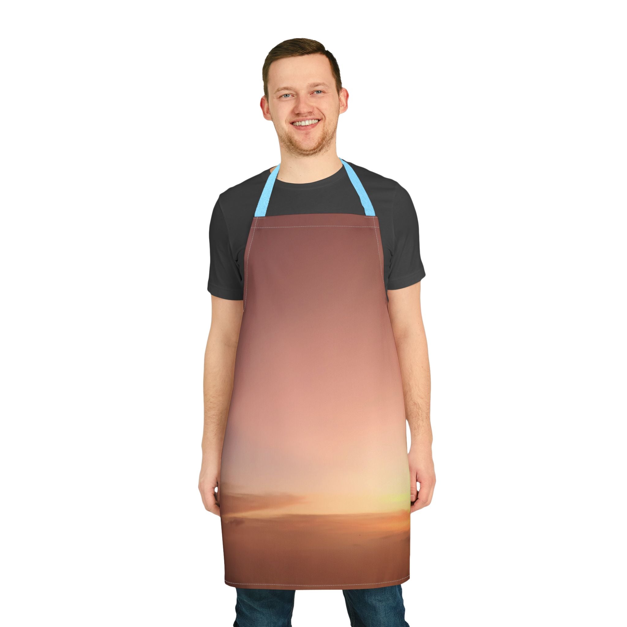 Wisdom Awakening . Sunset Sky Apron with 5-Color Straps