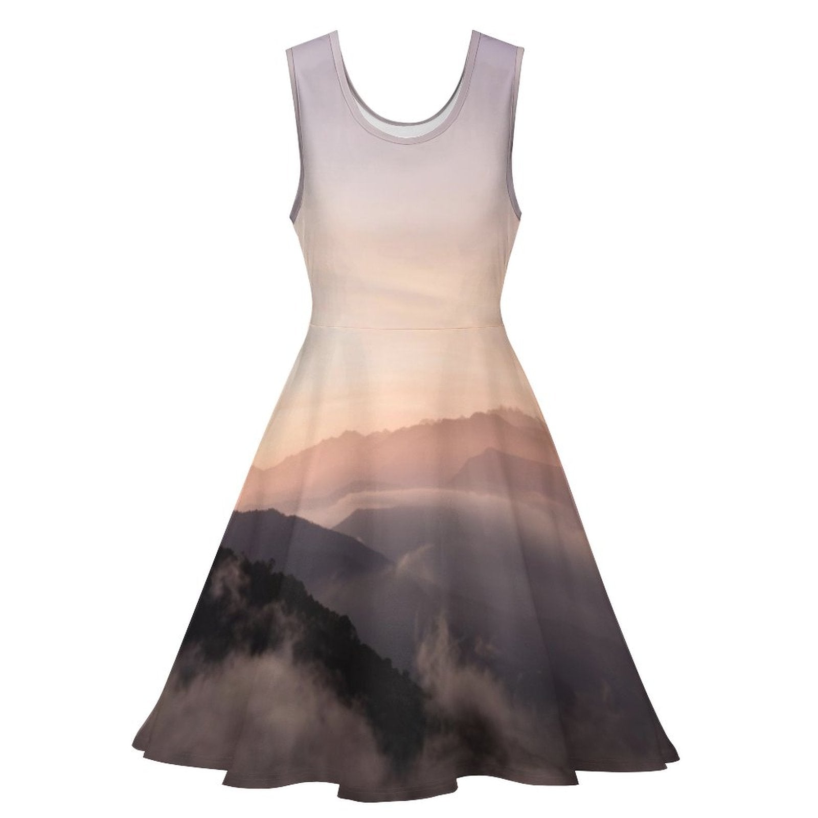 Wisdom Creation . Round Neck Sleeveless Dress
