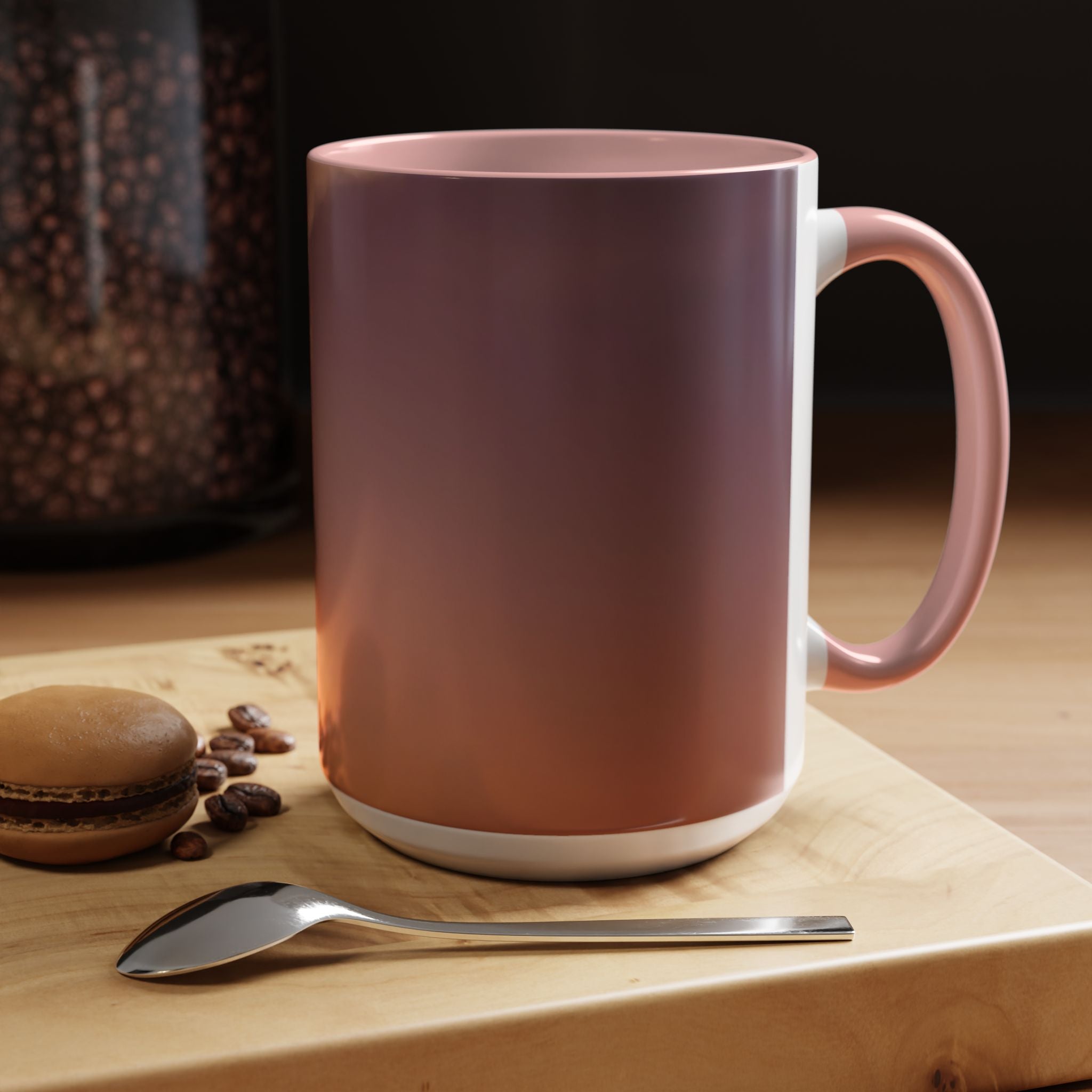 Wisdom Connection . Sunset Sky Accent Coffee Mug - Perfect for Cozy Mornings and Relaxing Evenings