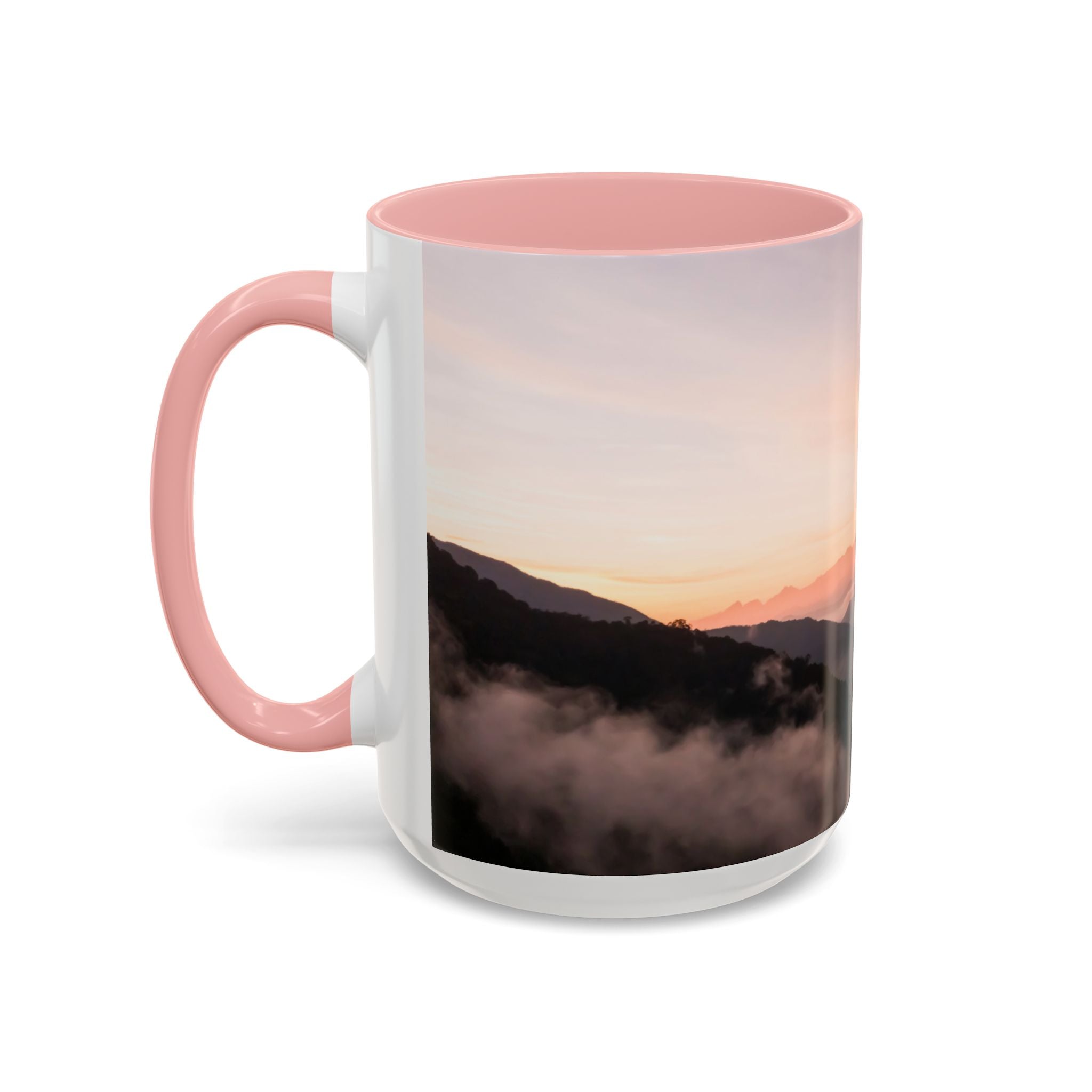Wisdom Creation . Sunset Sky Accent Coffee Mug - Perfect for Cozy Mornings and Relaxing Evenings