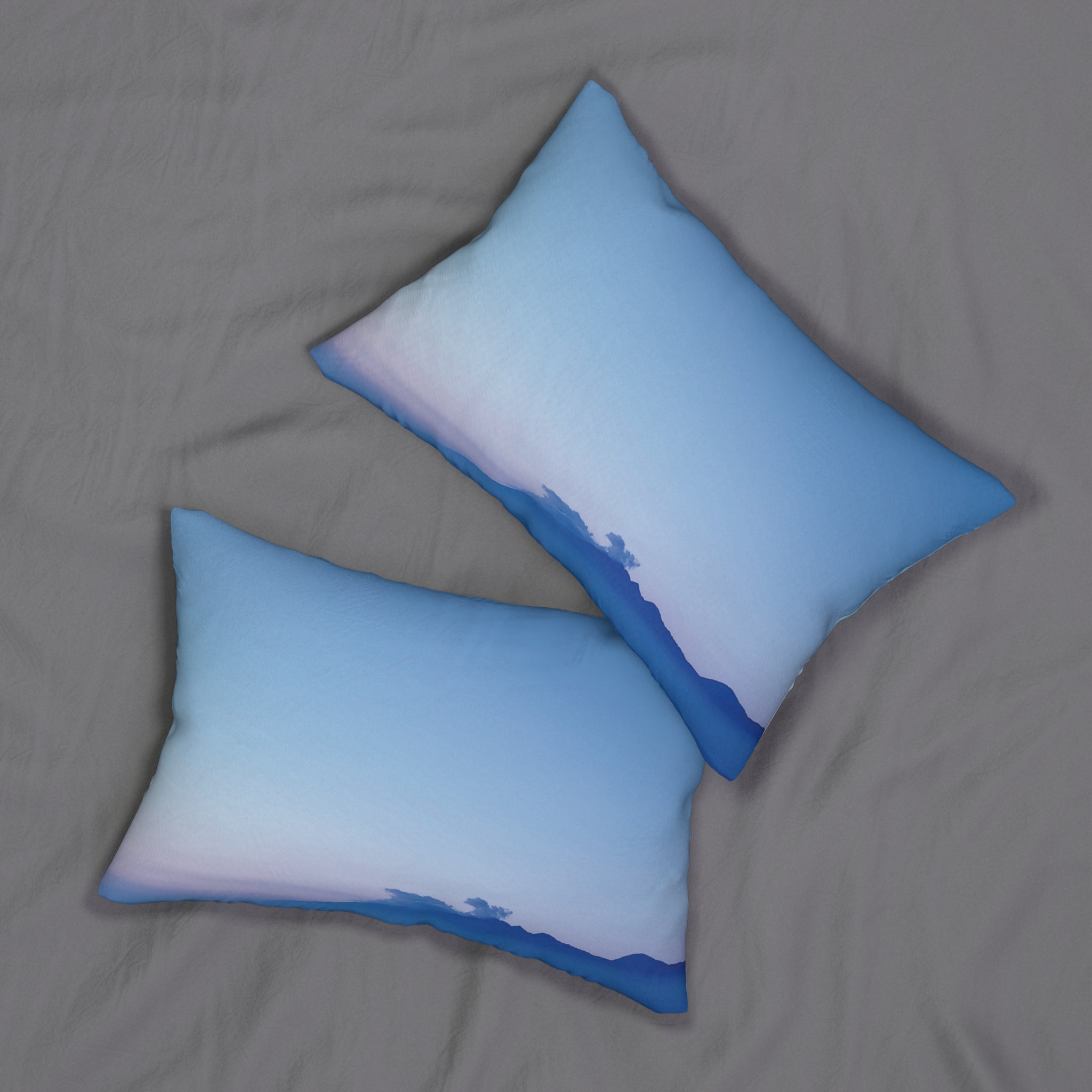 Power Activation - Serene Blue Sky Lumbar Pillow