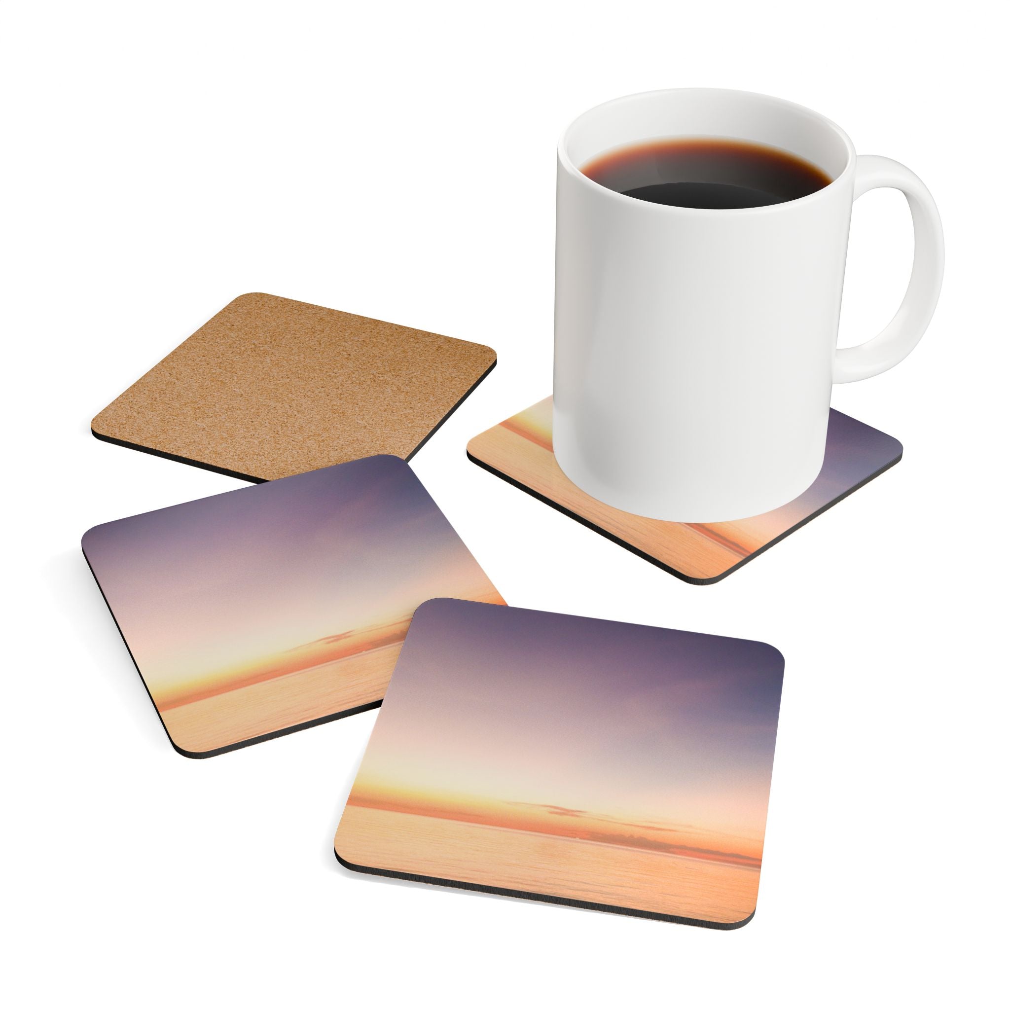 Wisdom Manifestation - Corkwood Coaster Set
