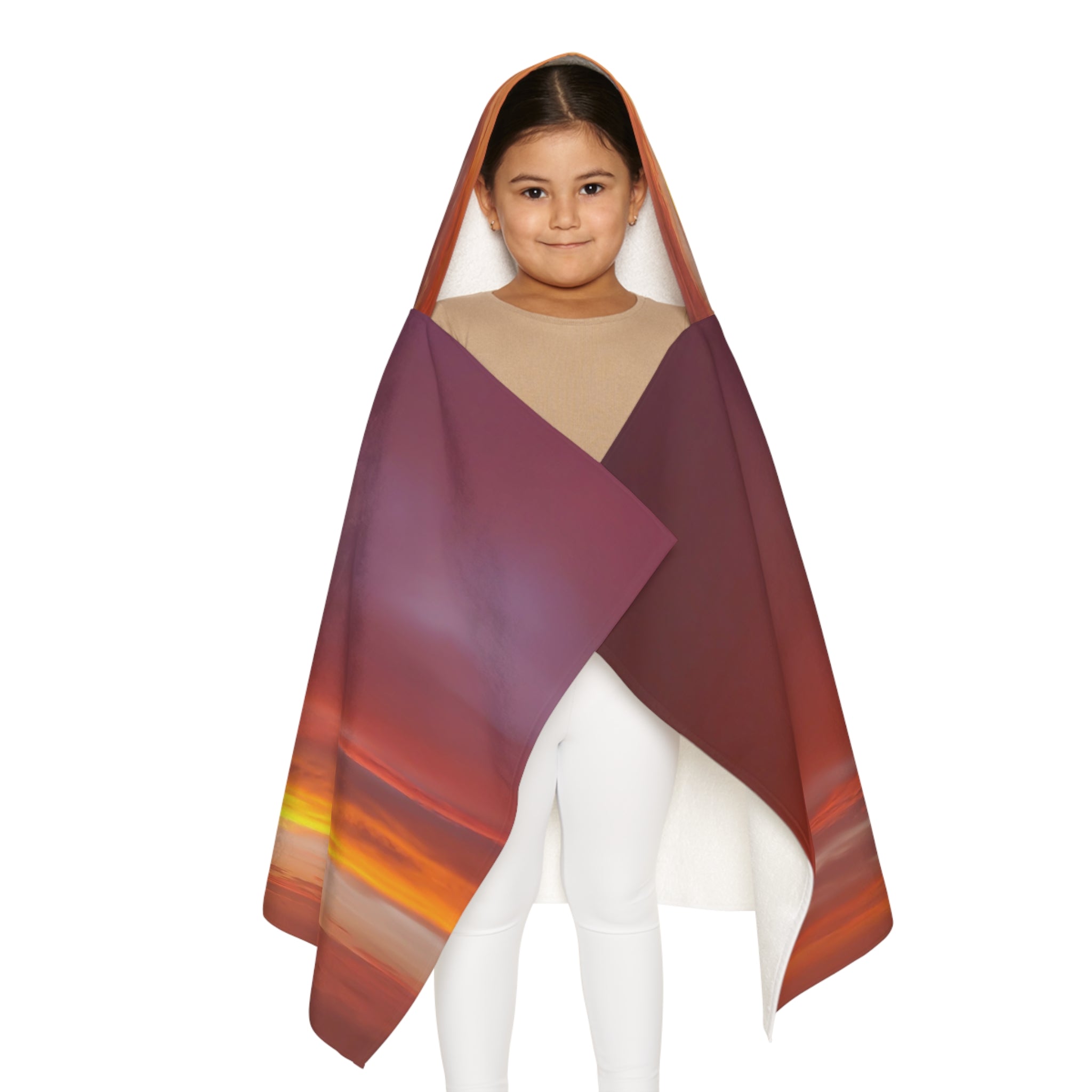 Love Alignment - Youth Hooded Towel - Design for Fun After-Bath Moments