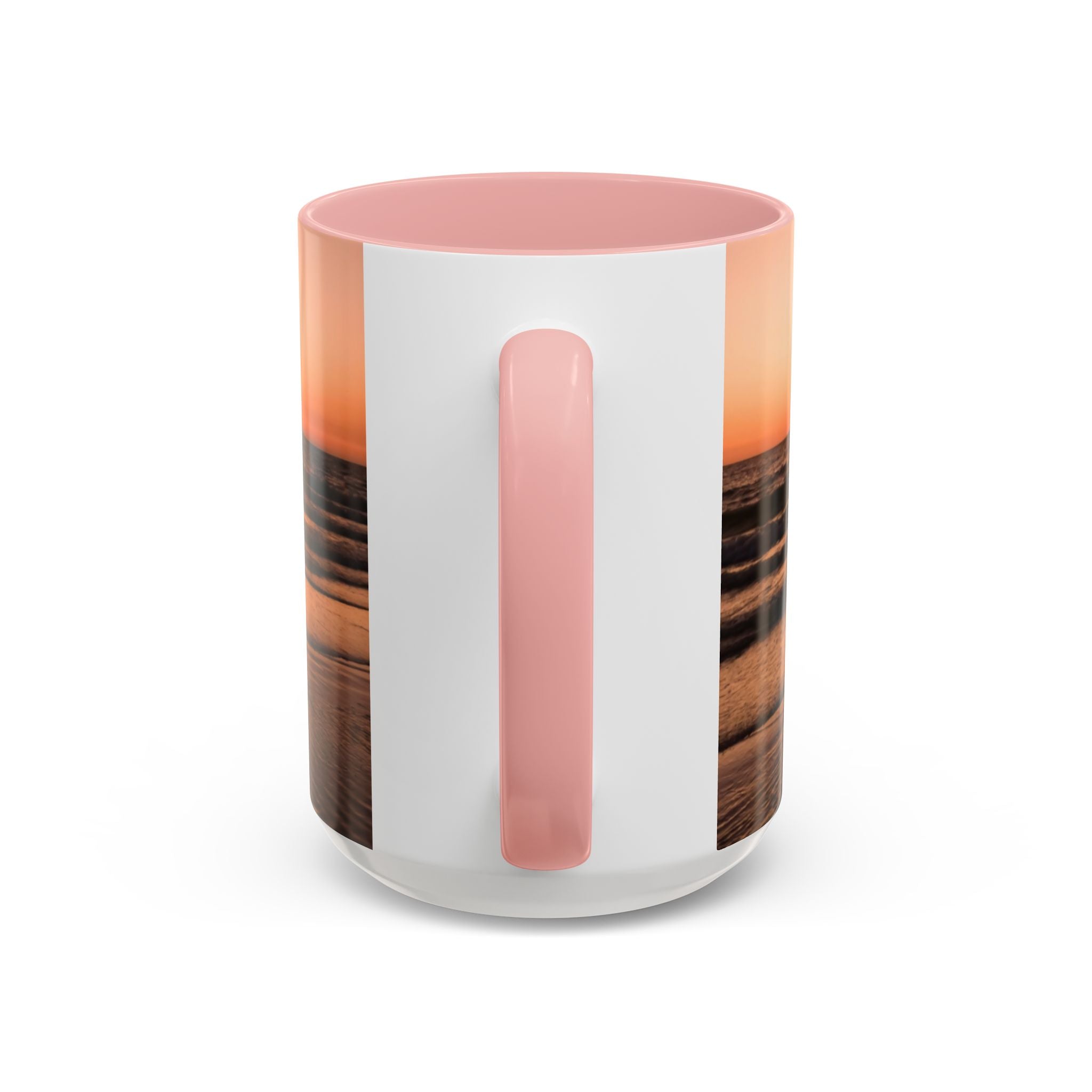 Wisdom Alignment . Sunset Sky Accent Coffee Mug - Perfect for Cozy Mornings and Relaxing Evenings