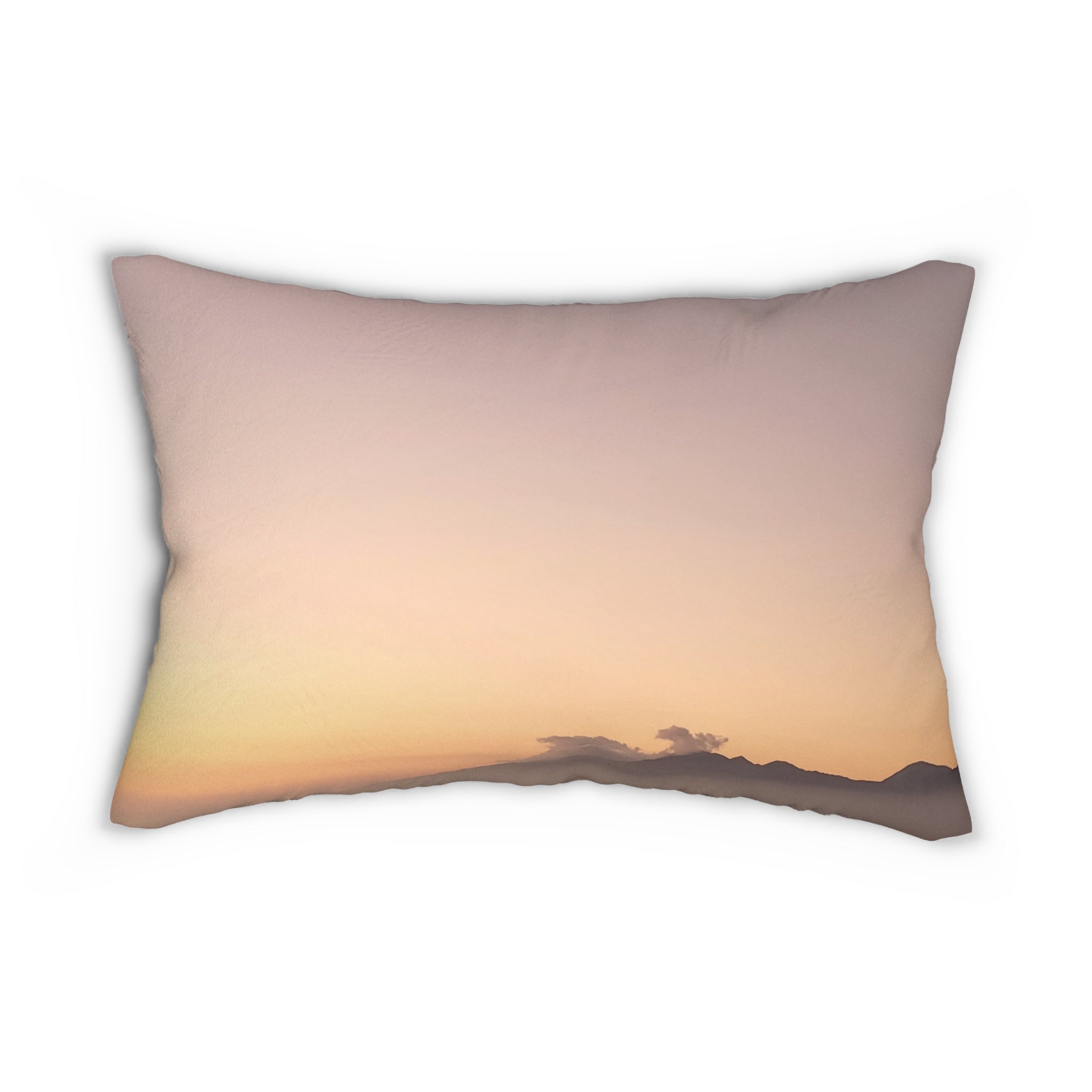 Wisdom Creation - Sunset Serenity Lumbar Pillow - Cozy Home Decor for Relaxation