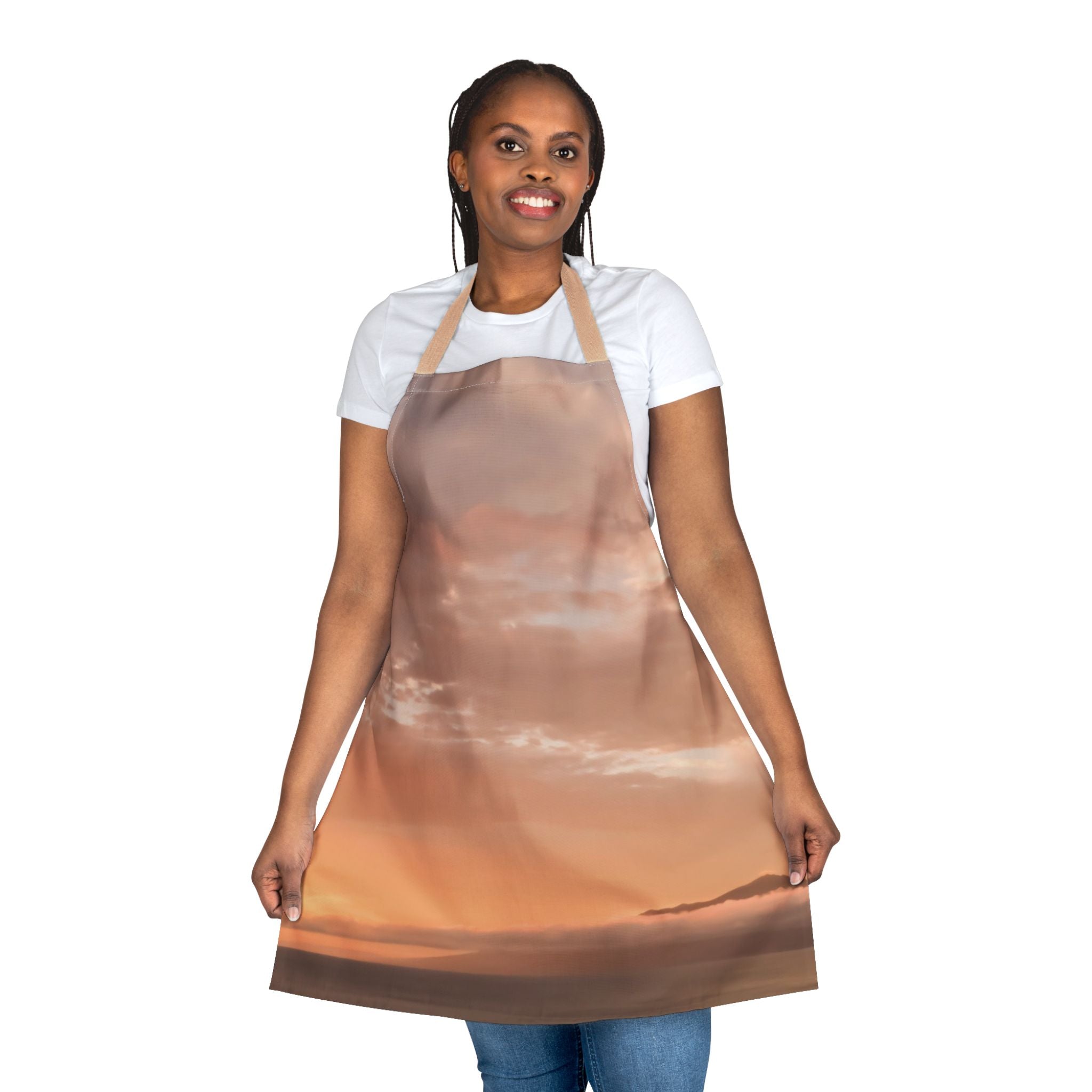 Wisdom Embodiment . Sunset Sky Apron with 5-Color Straps
