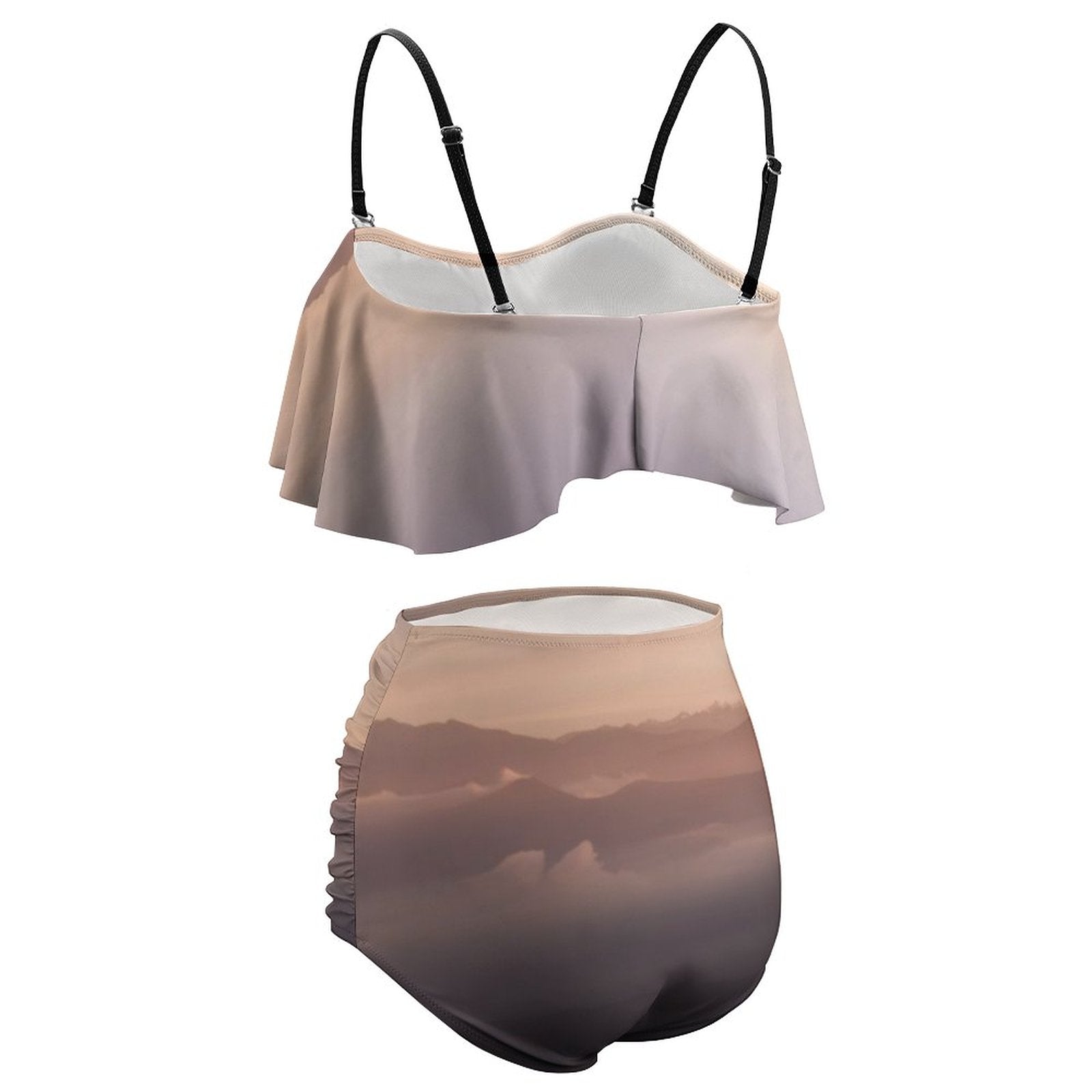 Wisdom Creation . 2-Piece Ruffle Tankini Swimsuit