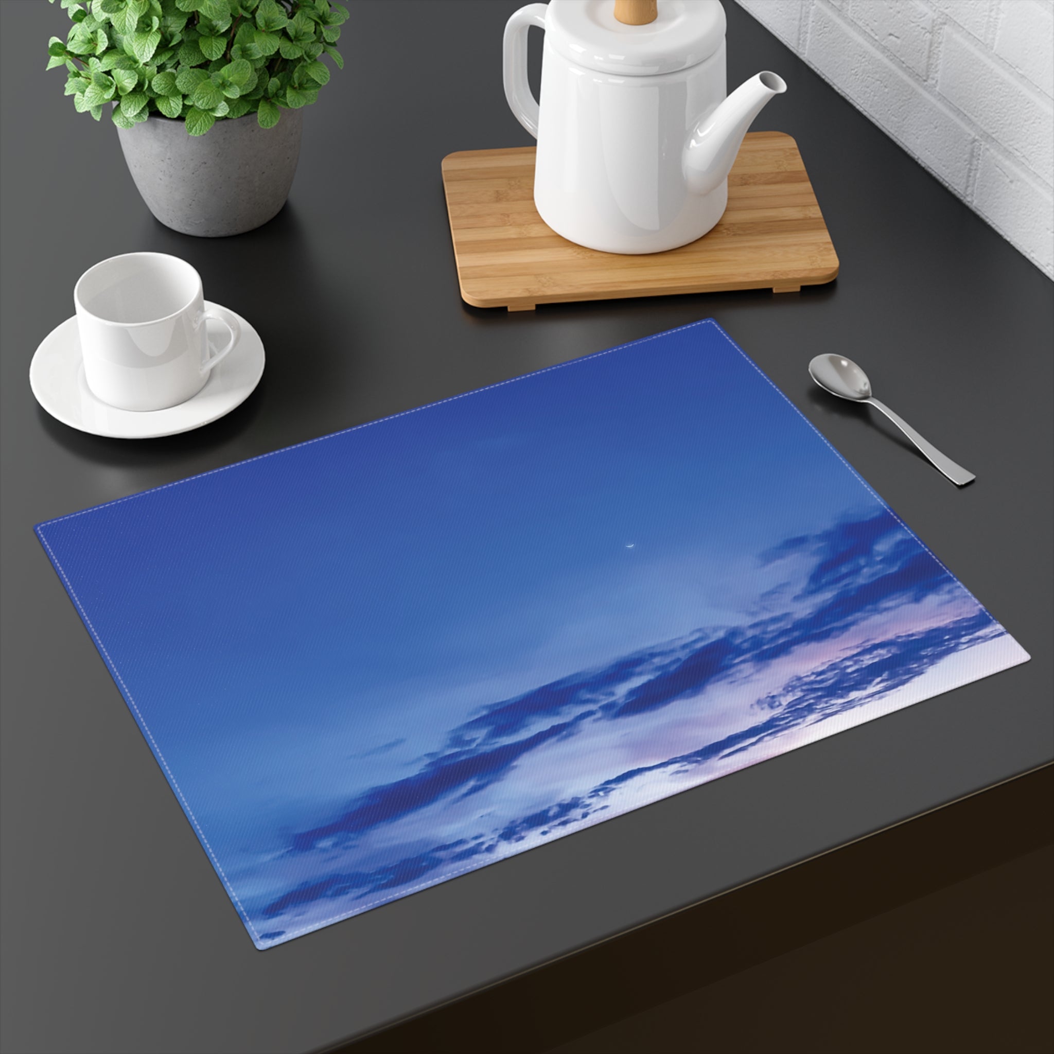 Power Alignment - Serene Ocean Sunset Placemat