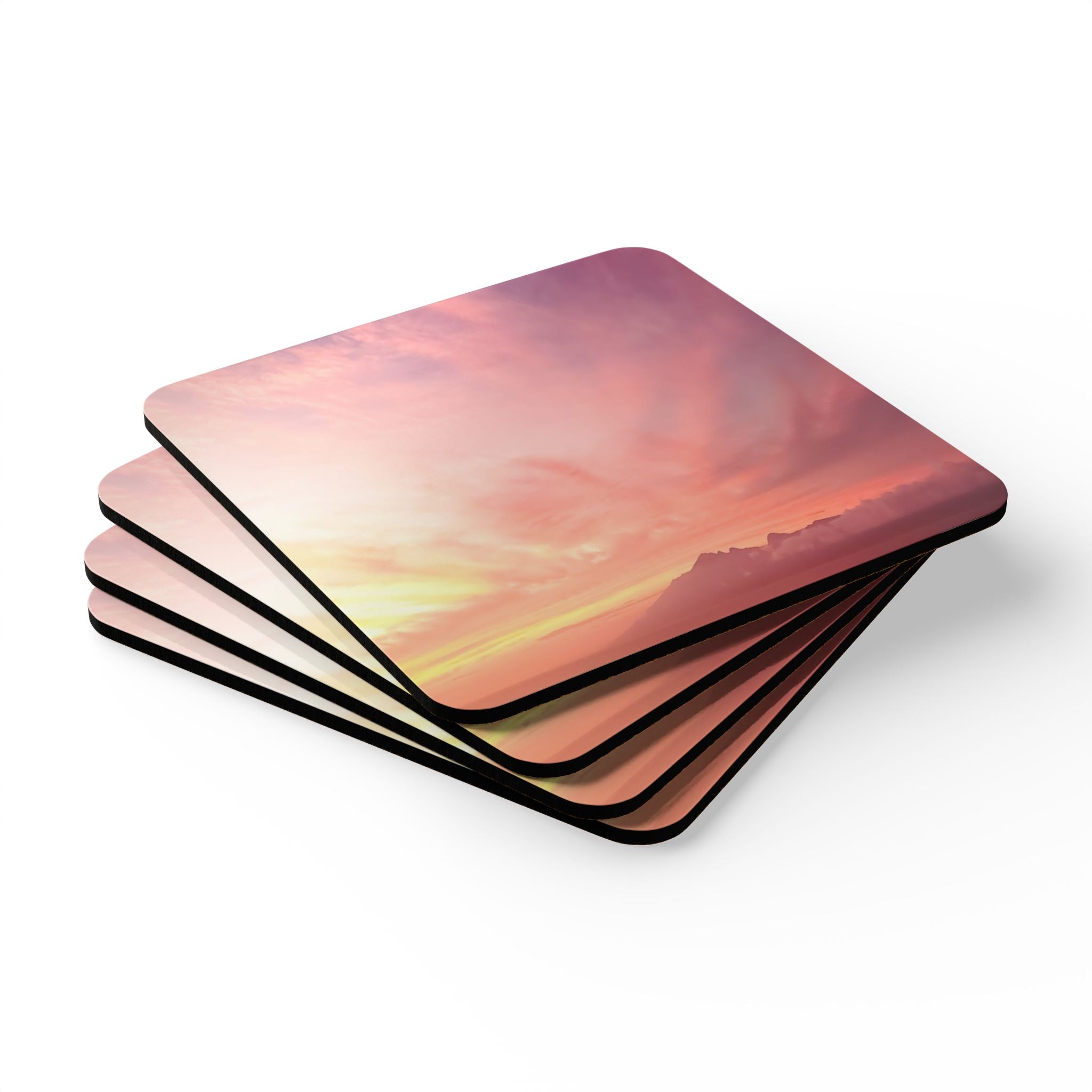 Love Embodiment - Corkwood Coaster Set