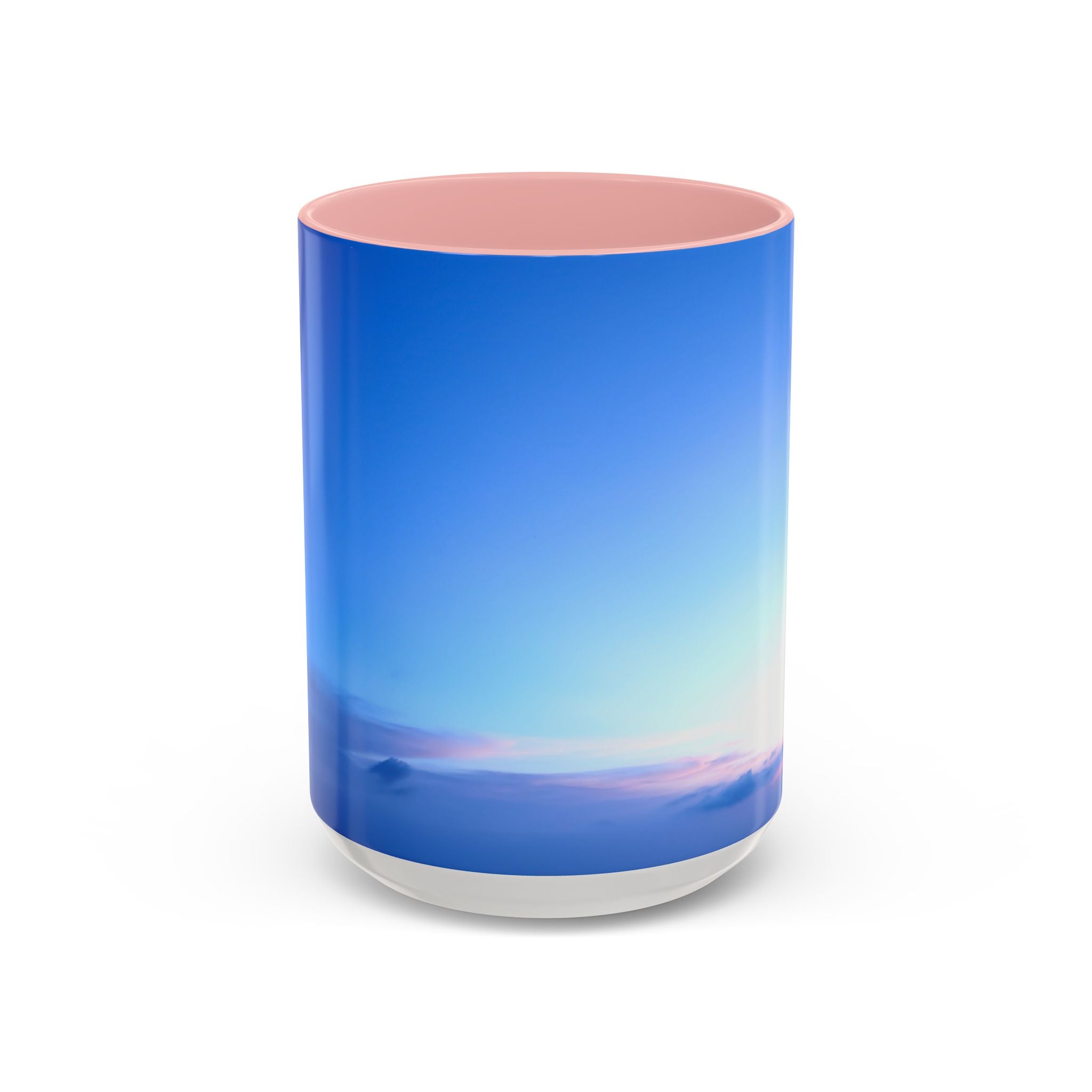 Power Awakening . Sunset Sky Accent Coffee Mug - Perfect for Cozy Mornings and Relaxing Evenings