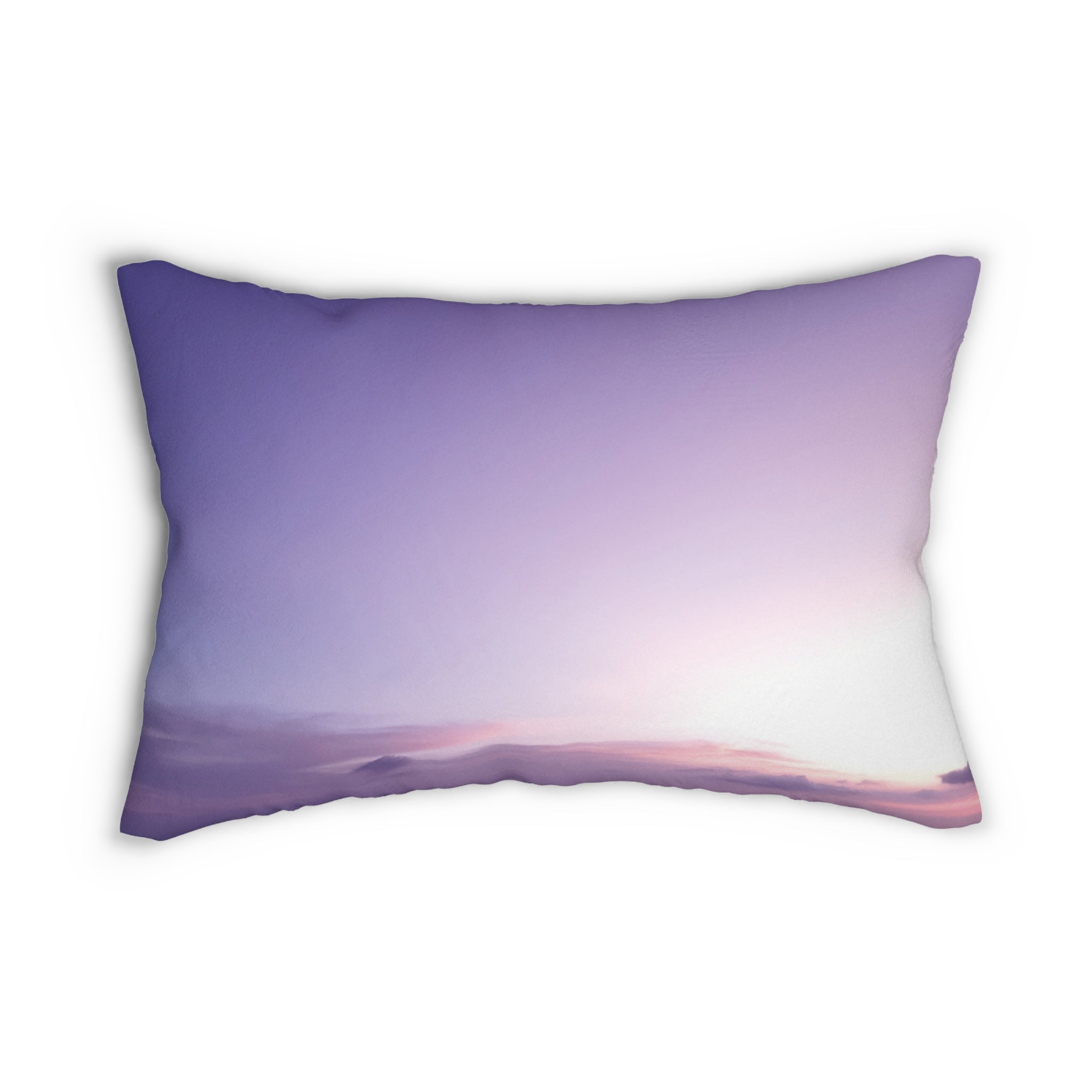 Love Awakening - Pastel Sunset Lumbar Pillow - Relaxing Home Decor