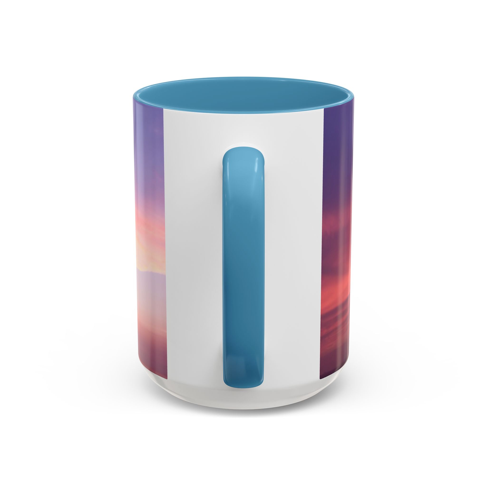 Love Activation . Sunset Sky Accent Coffee Mug - Perfect for Cozy Mornings and Relaxing Evenings