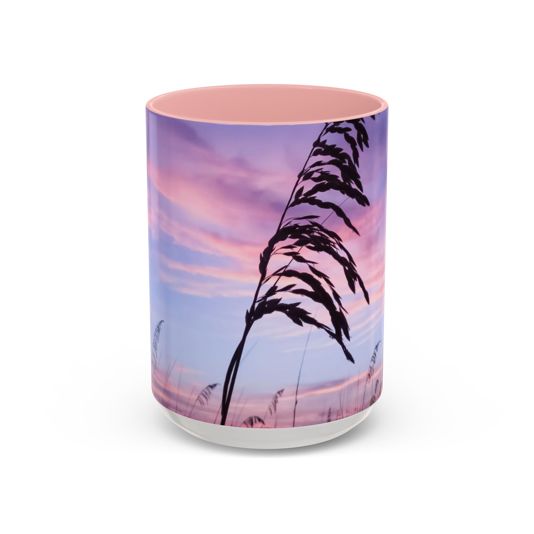 Love Creation . Sunset Sky Accent Coffee Mug - Perfect for Cozy Mornings and Relaxing Evenings