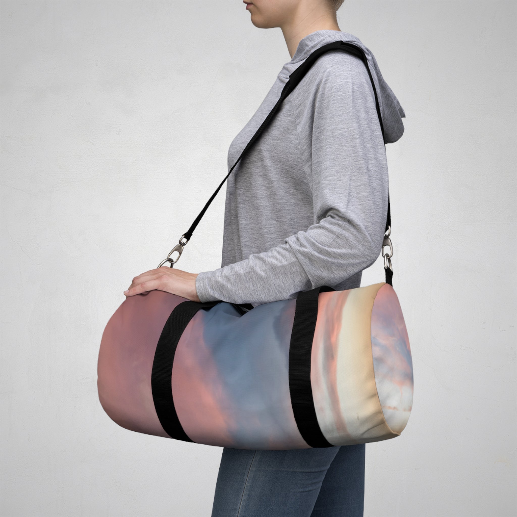 Love Manifestation Duffle Bag - Pastel Travel Gym Bag