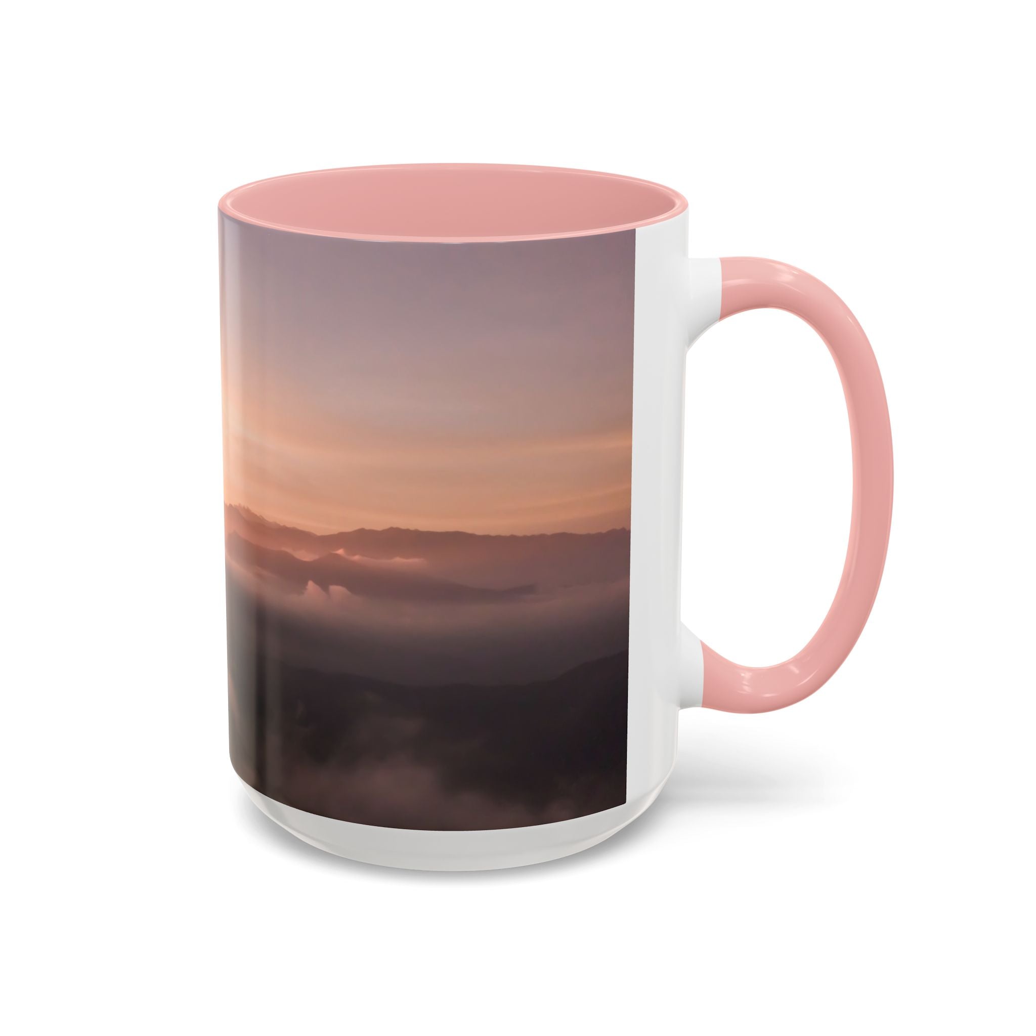 Wisdom Creation . Sunset Sky Accent Coffee Mug - Perfect for Cozy Mornings and Relaxing Evenings