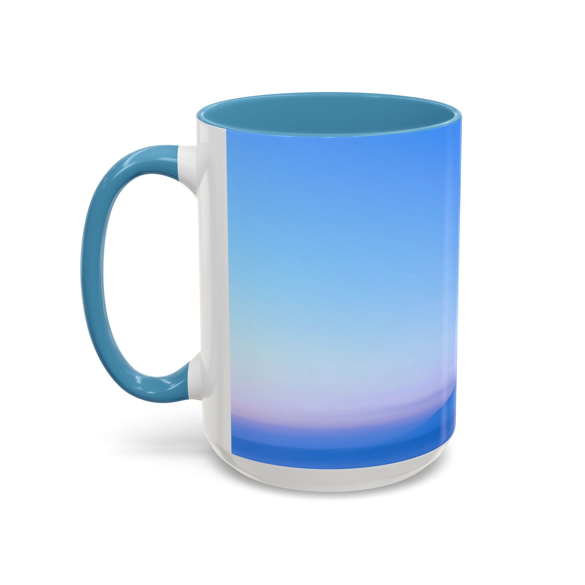 Power Activation . Sunset Sky Accent Coffee Mug - Perfect for Cozy Mornings and Relaxing Evenings