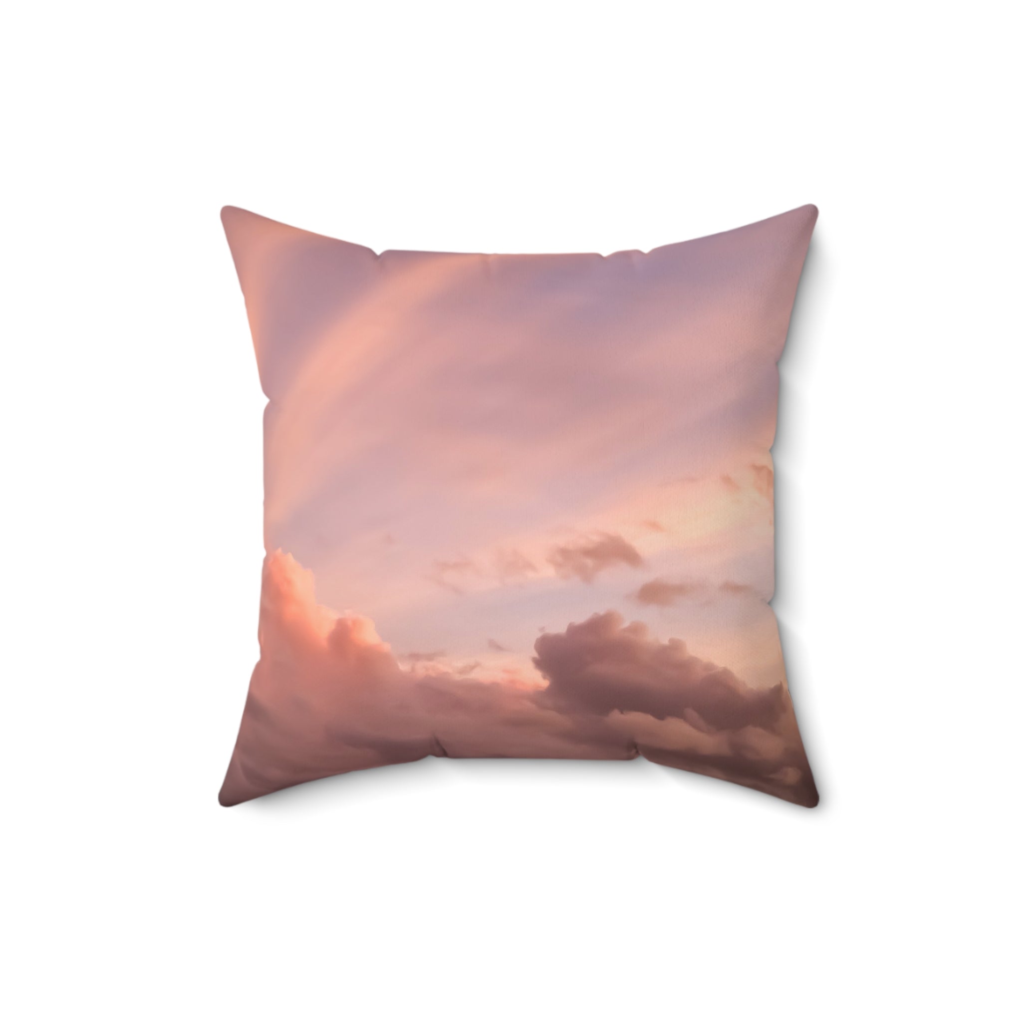 Love Connection . Pastel Sky Throw Pillow, Cozy Decorative Cushion for Living Room, Boho Home Decor, Gift for Housewarming, Beach House Accent