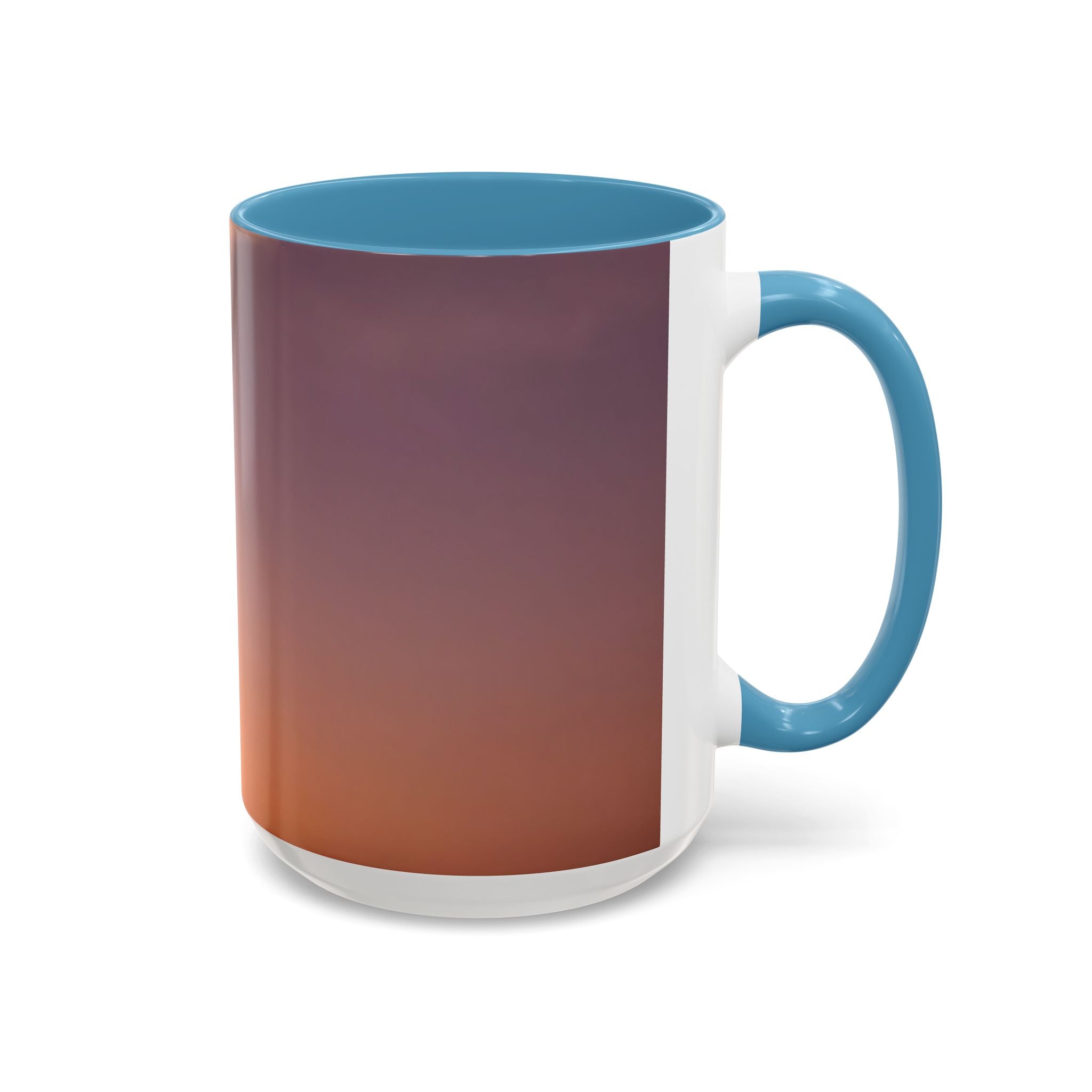 Wisdom Connection . Sunset Sky Accent Coffee Mug - Perfect for Cozy Mornings and Relaxing Evenings