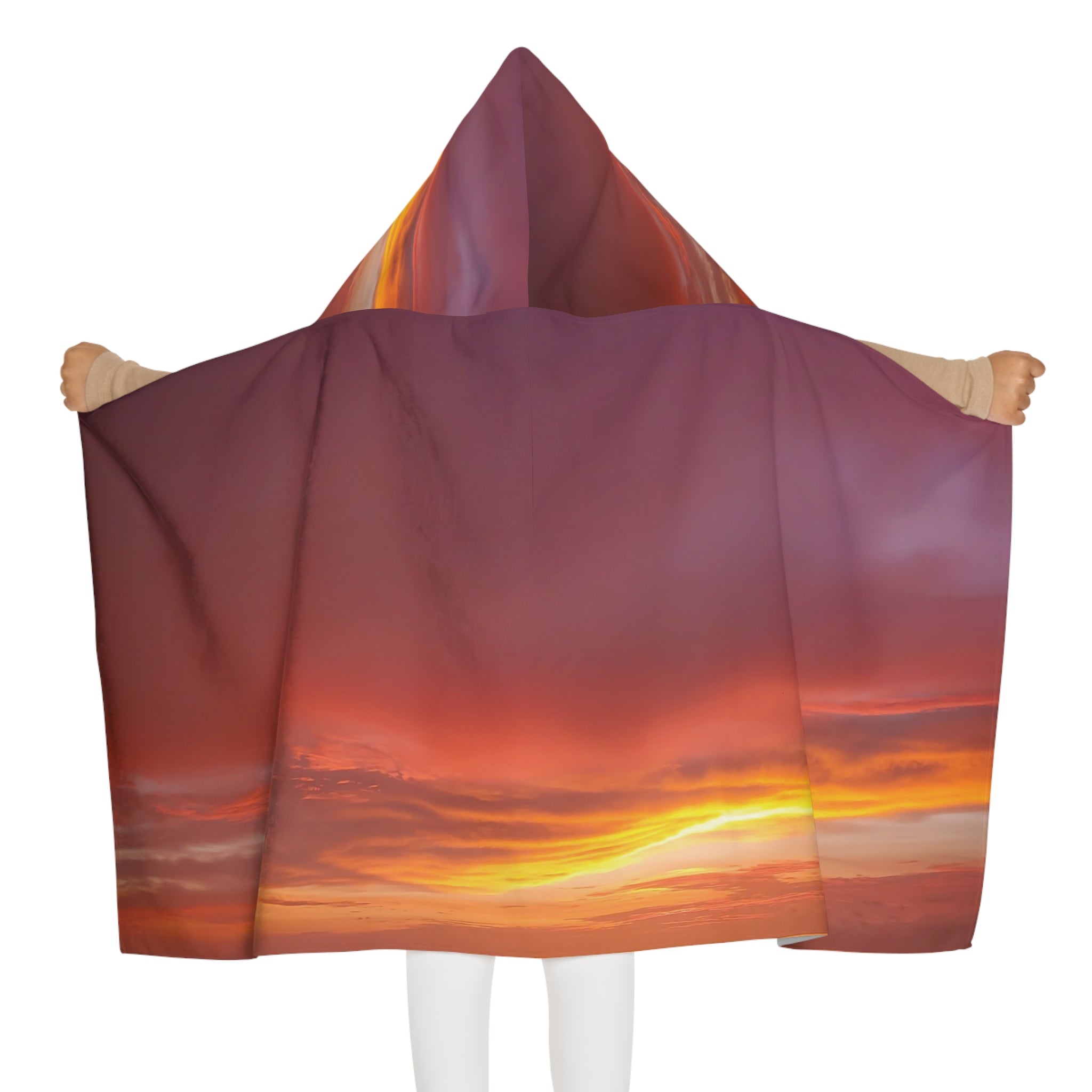 Love Alignment - Youth Hooded Towel - Design for Fun After-Bath Moments