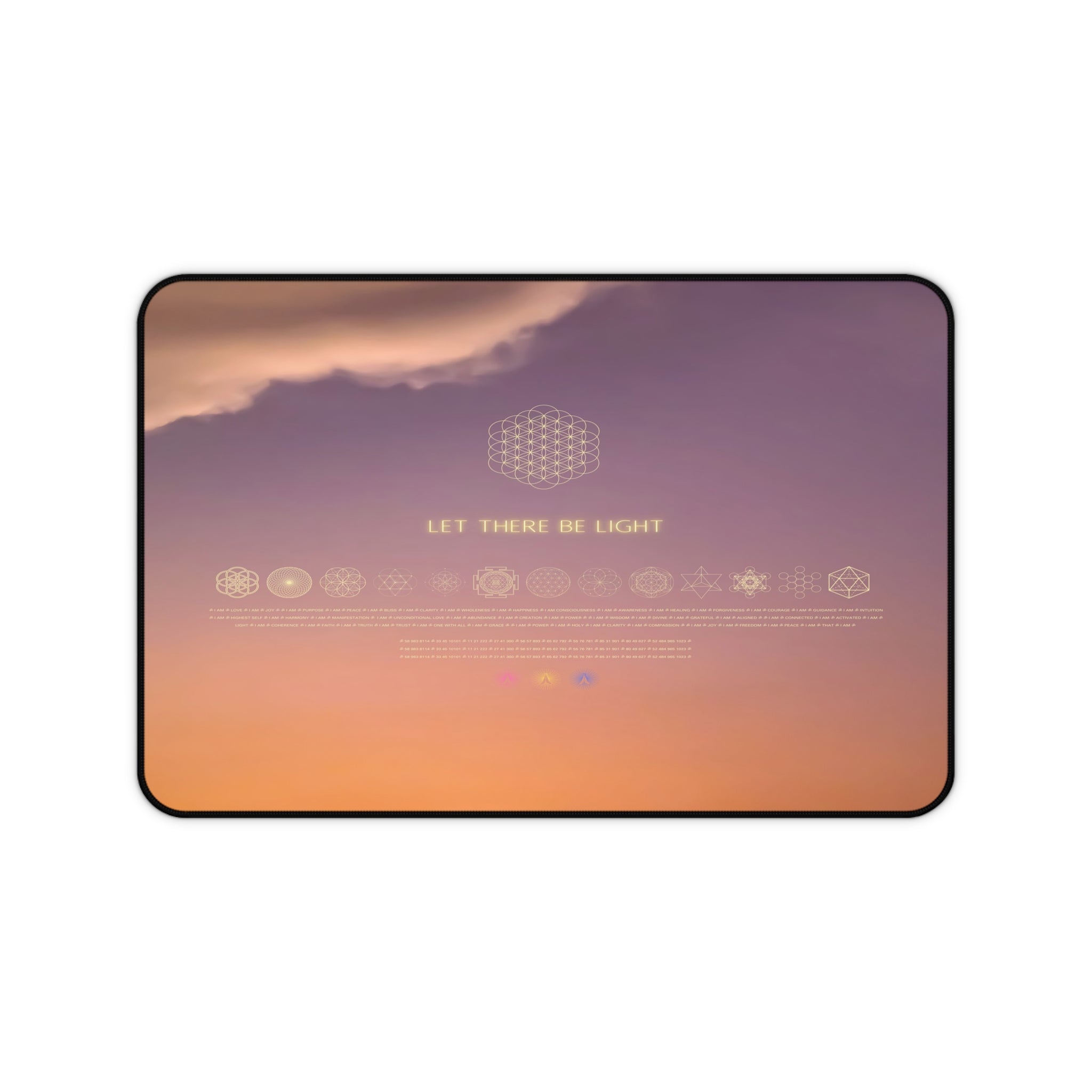 Let there be light - Desk Mat